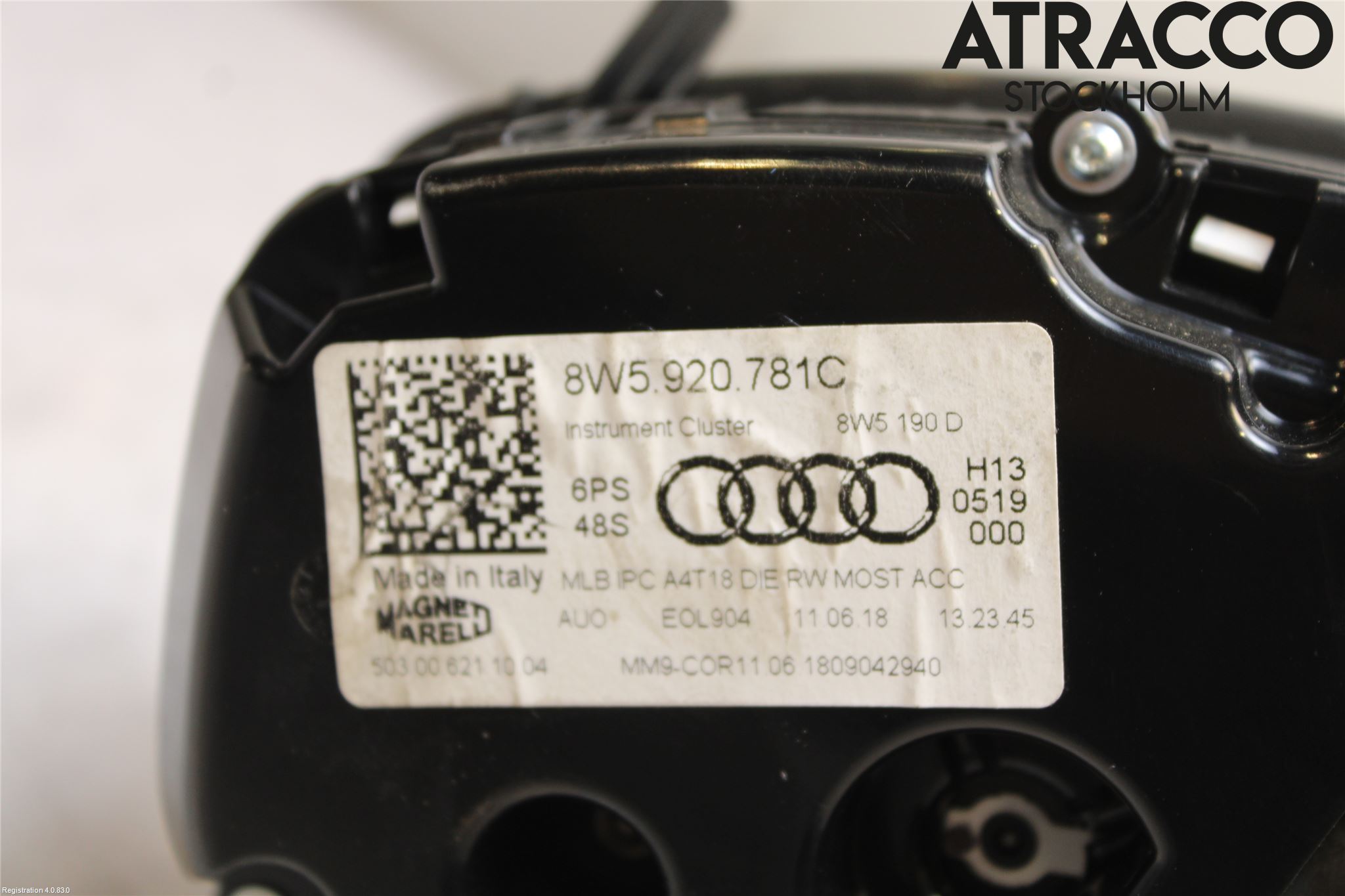 Audi A4/S4 B9 16-19 Instr Kombinert
