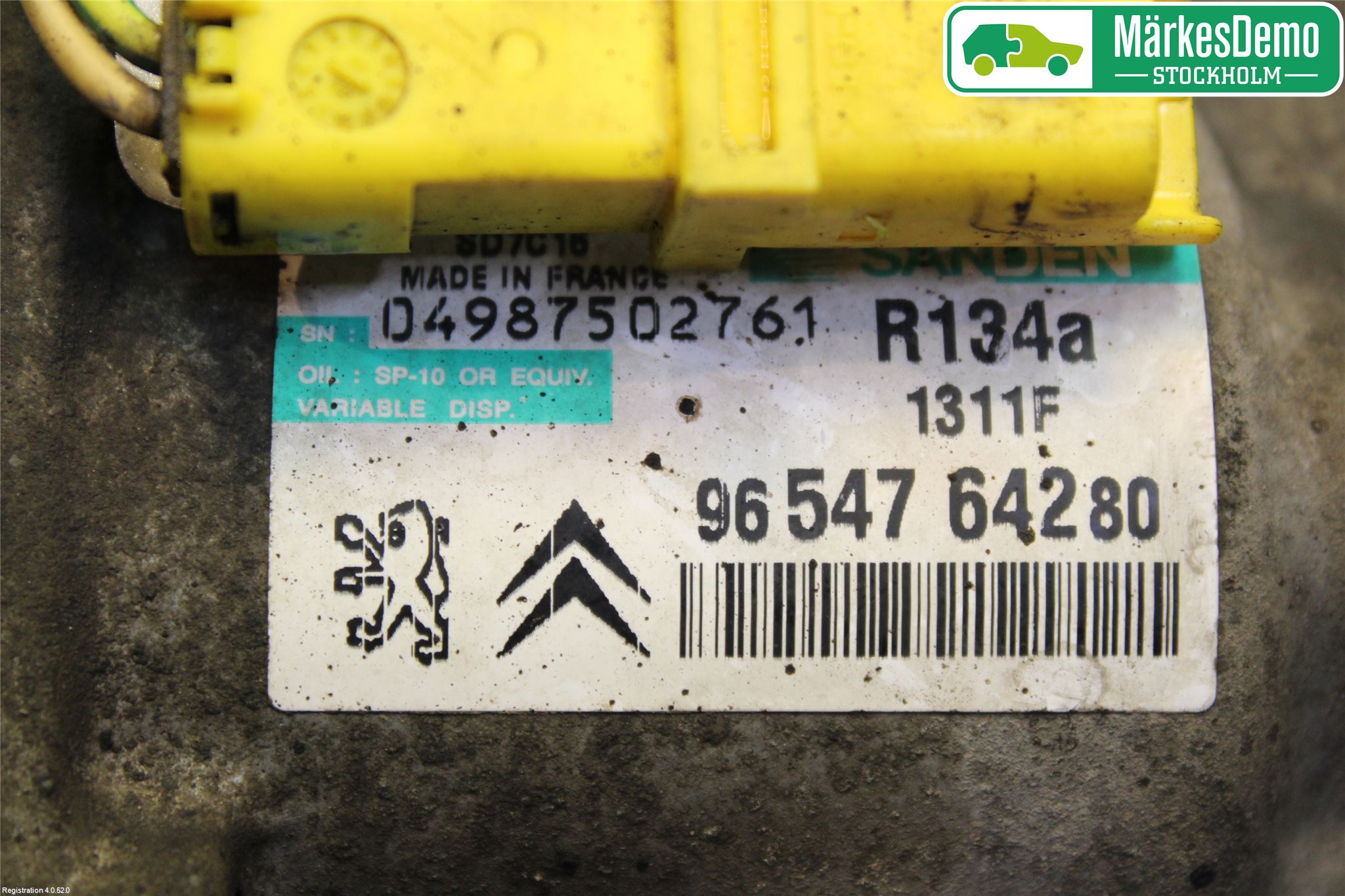 Citroen C5     05-08 Varme Ac Kompressor