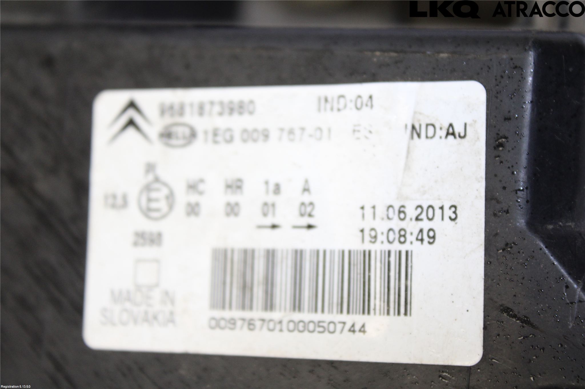 Citroen C3 PICASSO Frontlykt Venstre