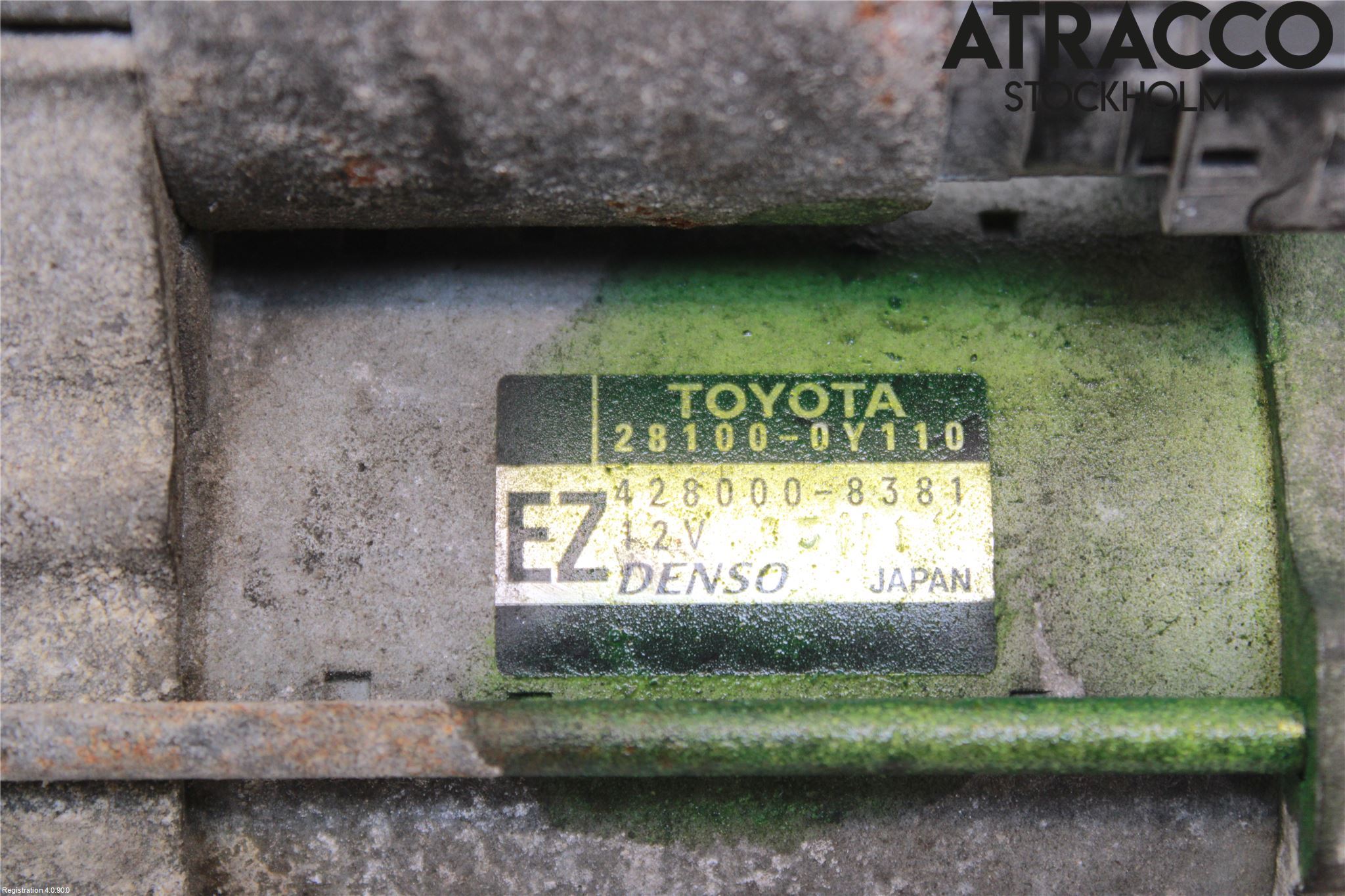 Toyota YARIS XP130 12-14 Startmotor Diesel