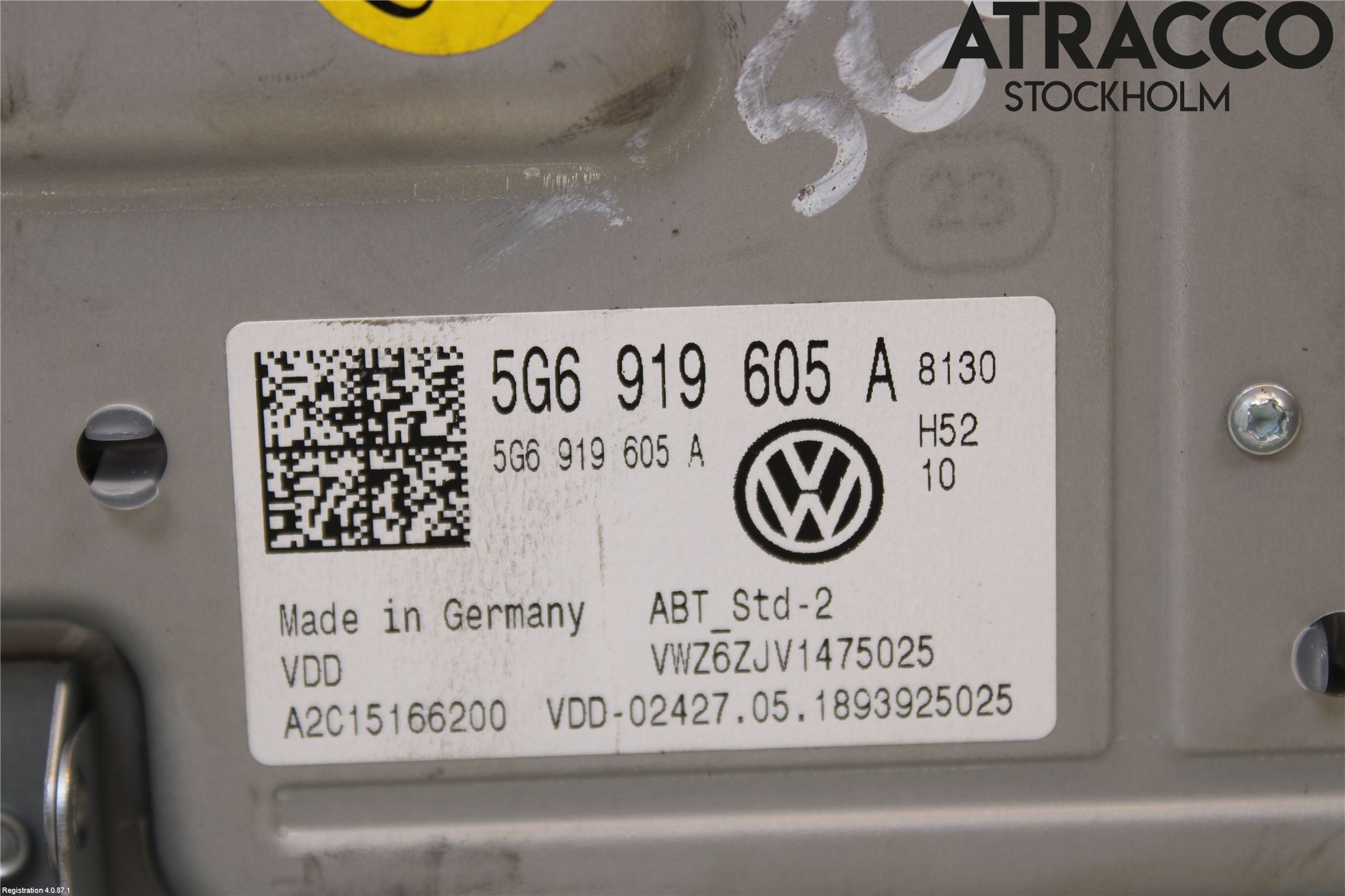 Volkswagen VW GOLF / E-GOLF VII 13-20 Multifunktionsdisplay