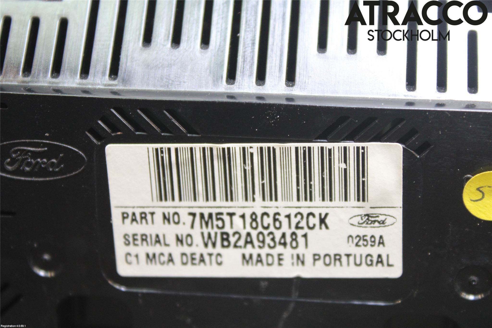 Ford FOCUS 08-11 Varme Ac Betjening-Display