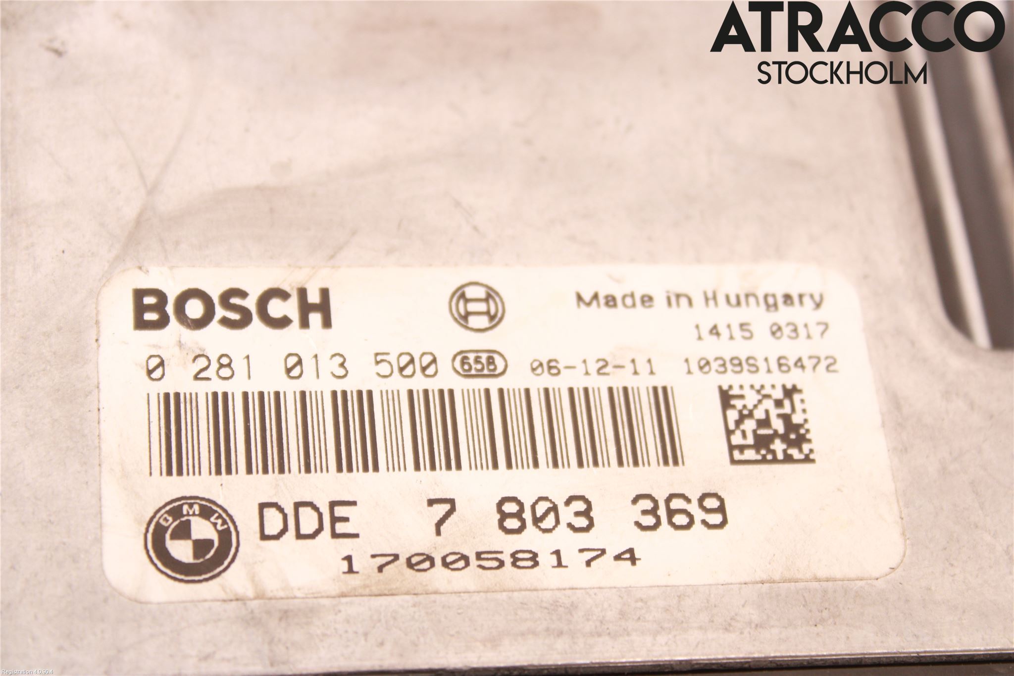 BMW 5 E60/61 Sed/Tou 02-10 Styreenhet Dieselpumpe