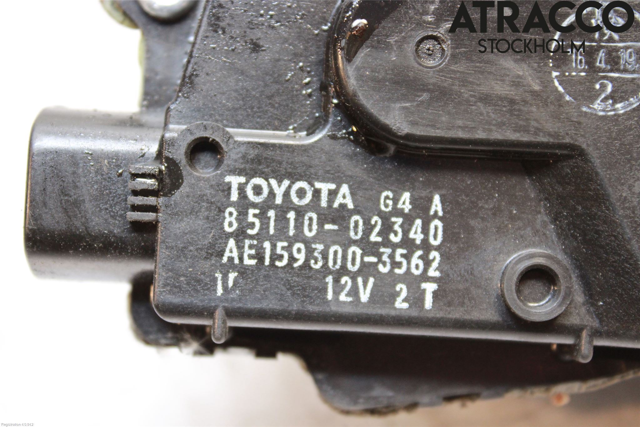 Toyota AURIS 13-19 Viskermotor Frontrute