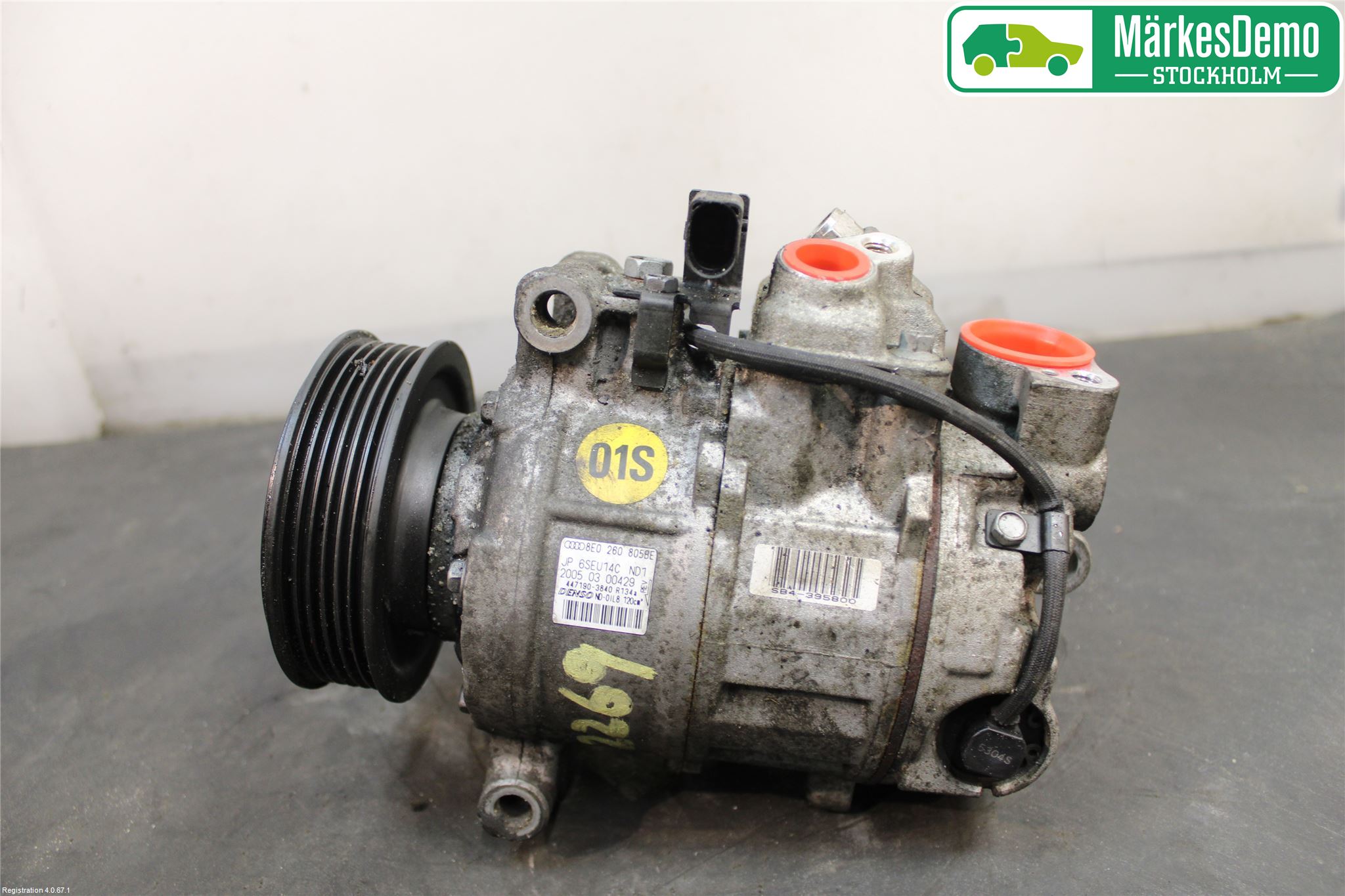 Audi A4/S4 05-07 Varme Ac Kompressor