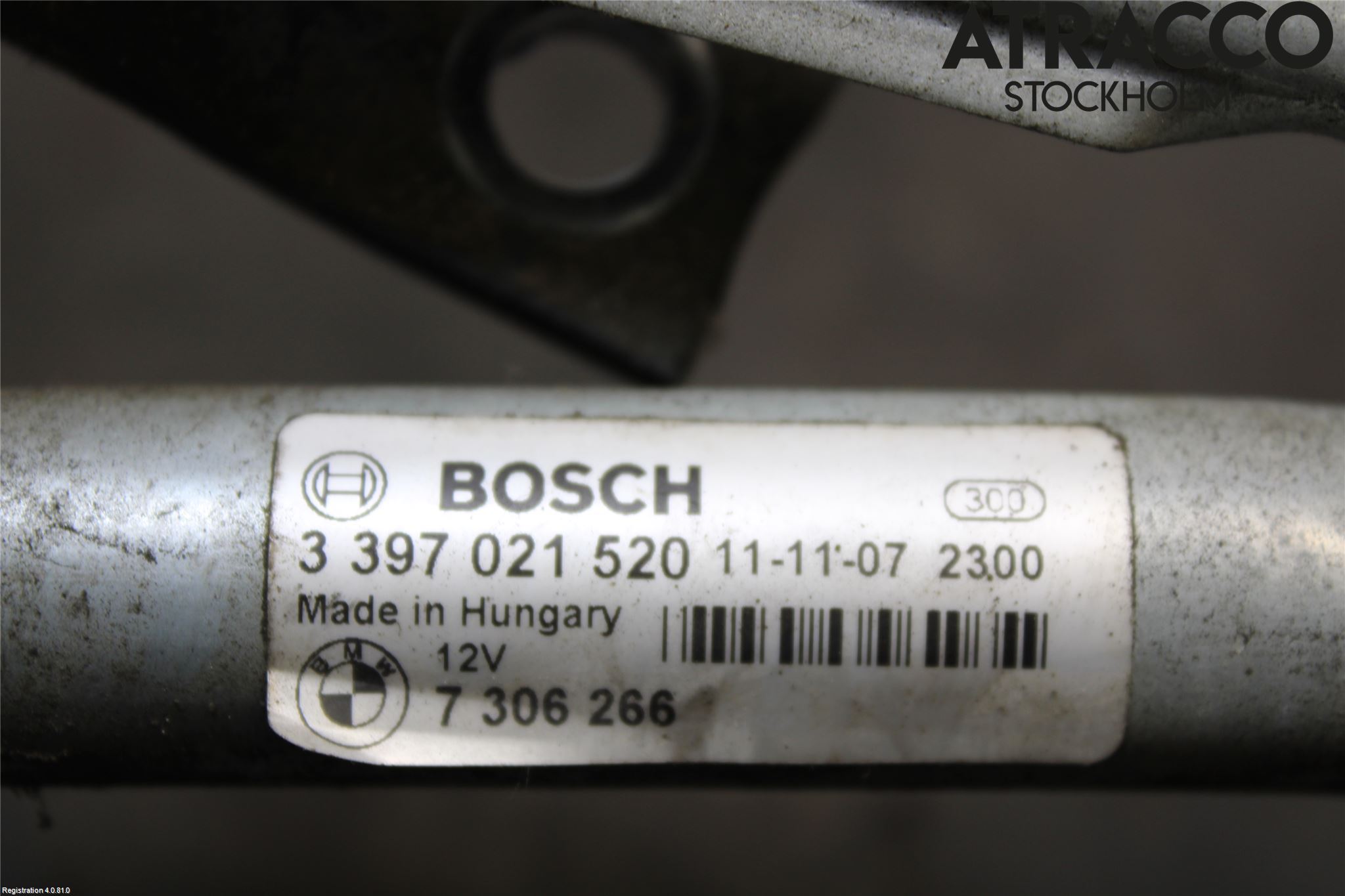 BMW 5 F10/F11/F18 09-17 Viskeroverføring Frontrute