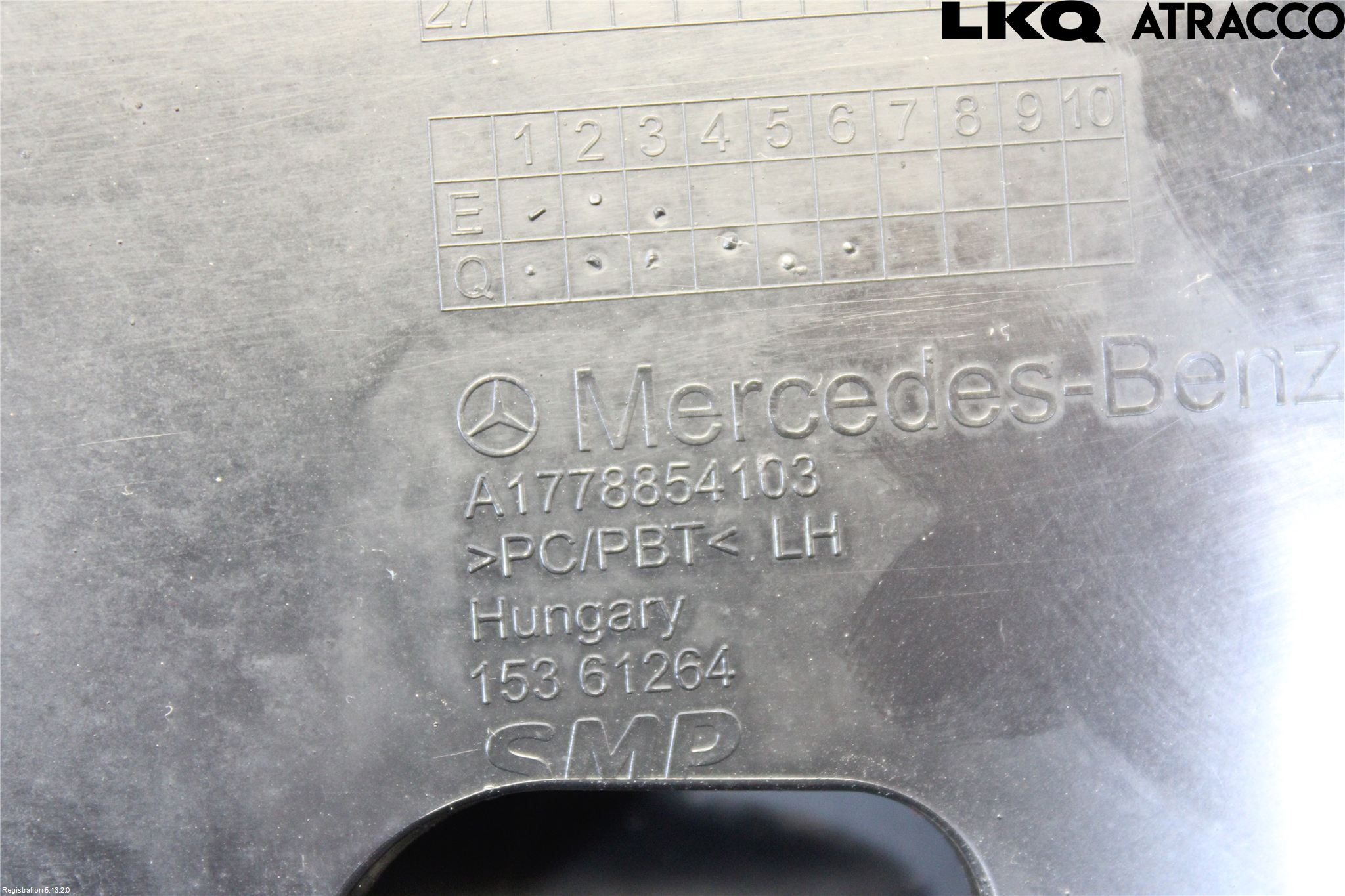 Mercedes-Benz MB A-KLASS (W177) 18- Støtfangerfeste Foran Venstre