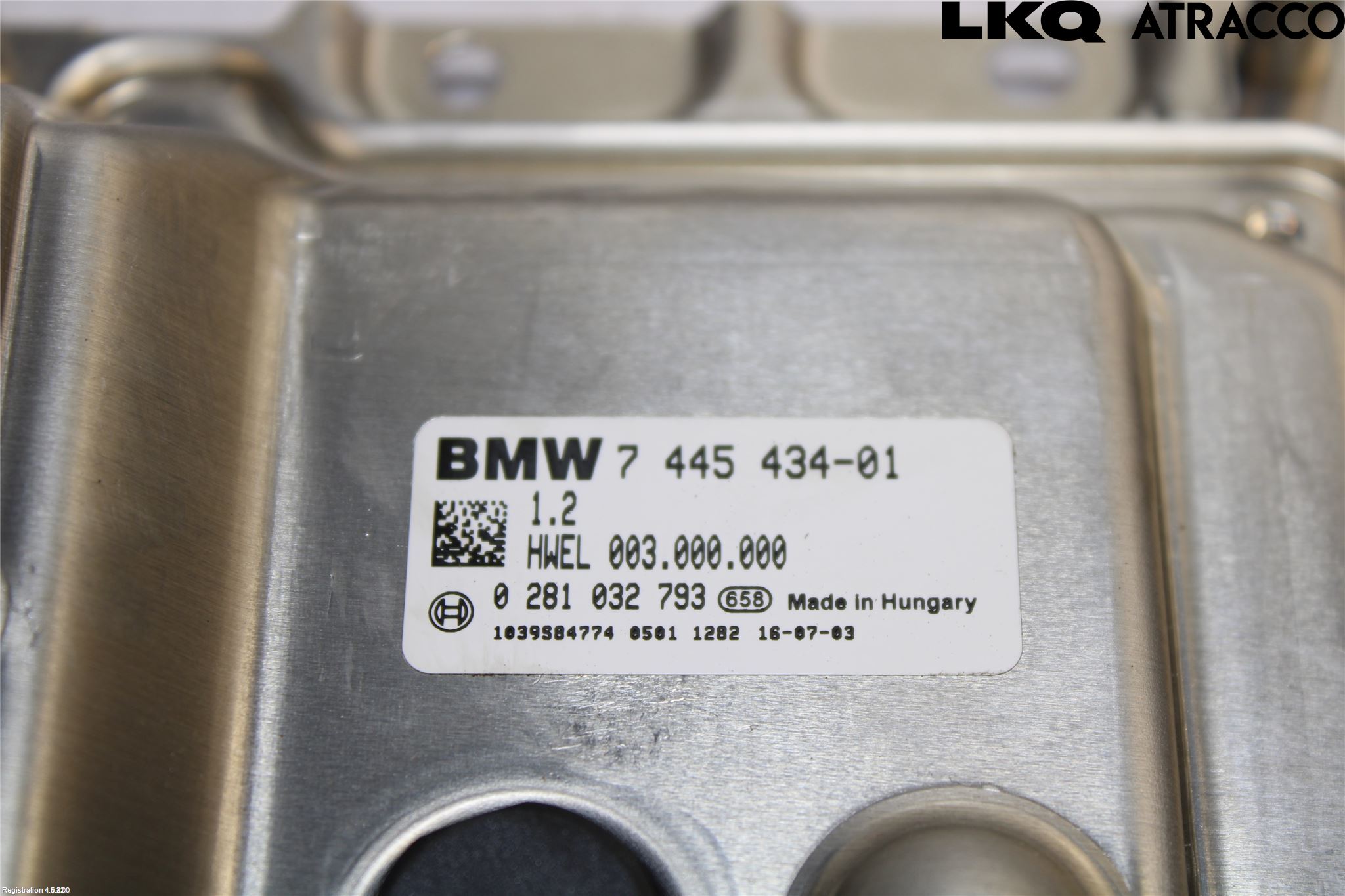 BMW 5 F10/F11/F18 09-17 Styreenhet Eksosrensing