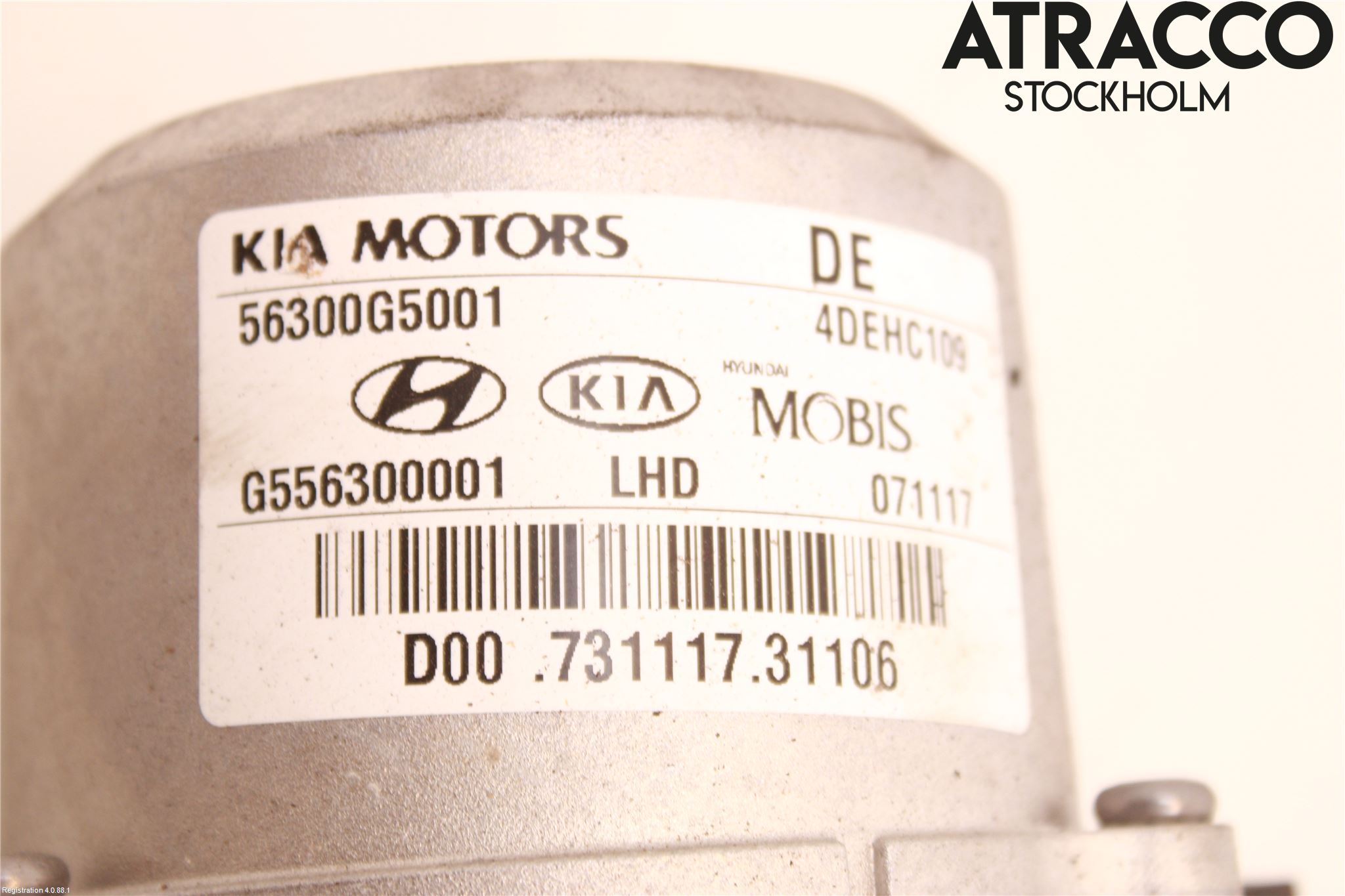 Kia NIRO (DE) 17-22 Rattakselaggregat Innebygd Servo