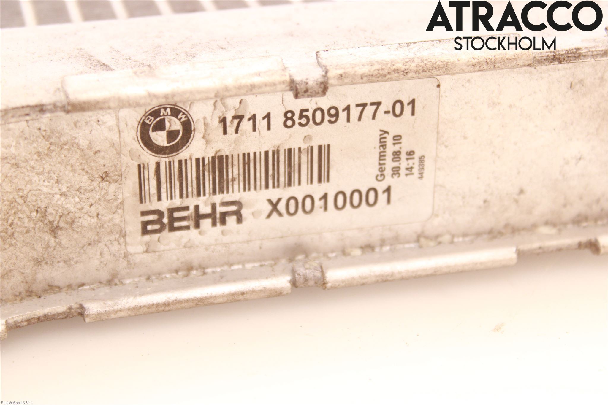 BMW 5 F10/F11/F18 09-17 Radiator Manuell