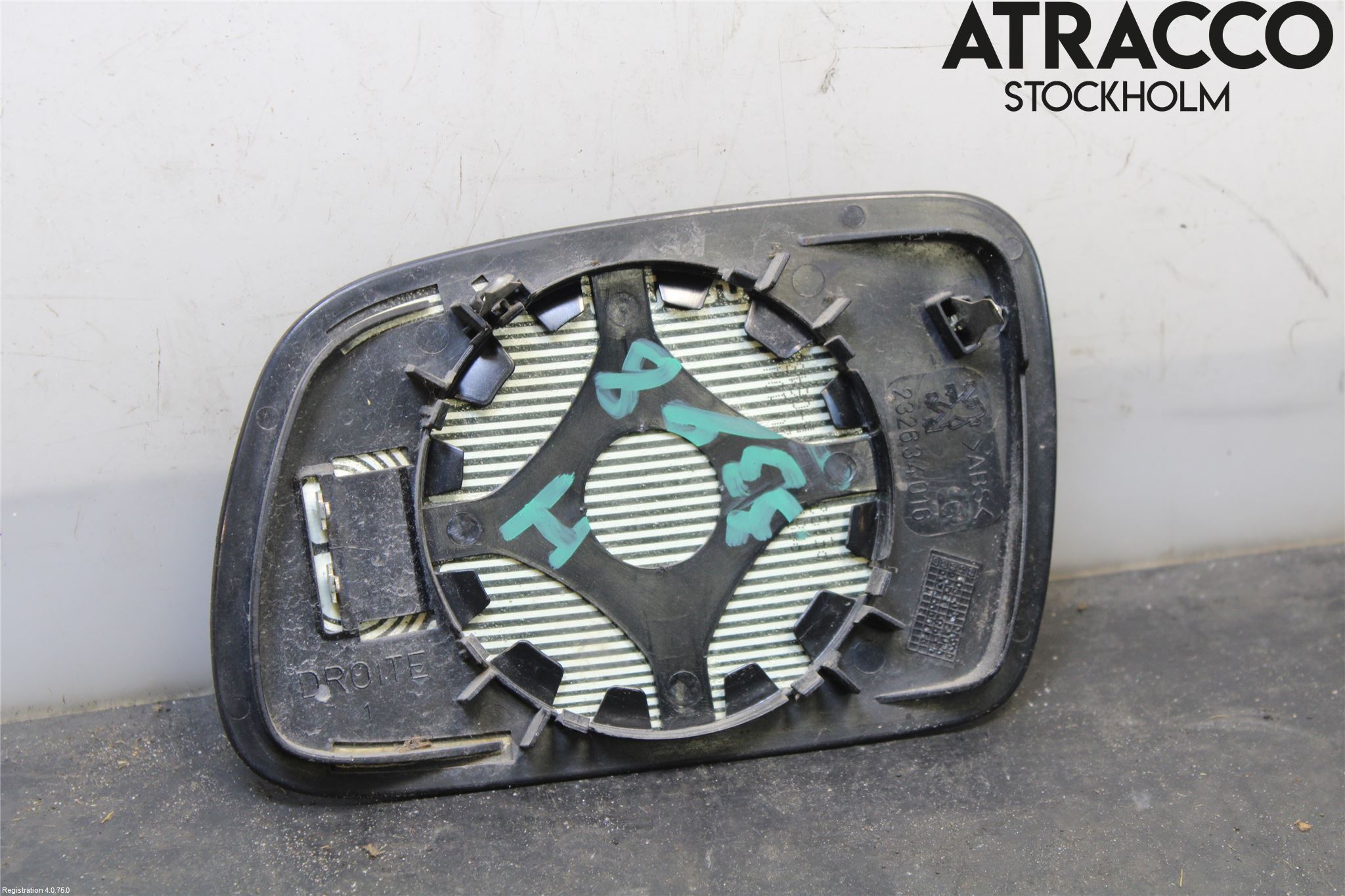 Peugeot 407 Speil Glass H