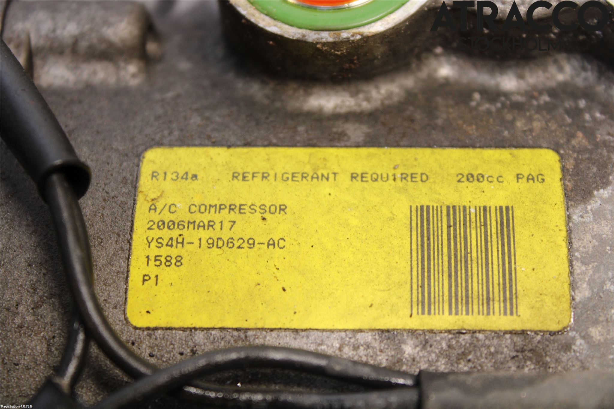 Mazda 2 (DY) 03-07 Varme Ac Kompressor