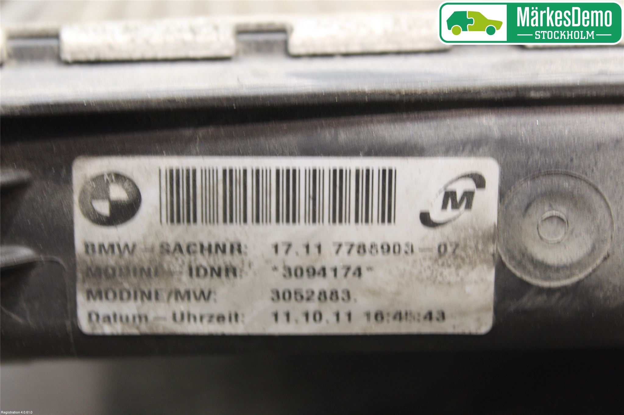 BMW 3 E90/91 SED/TOU 05-12 Radiator Automat