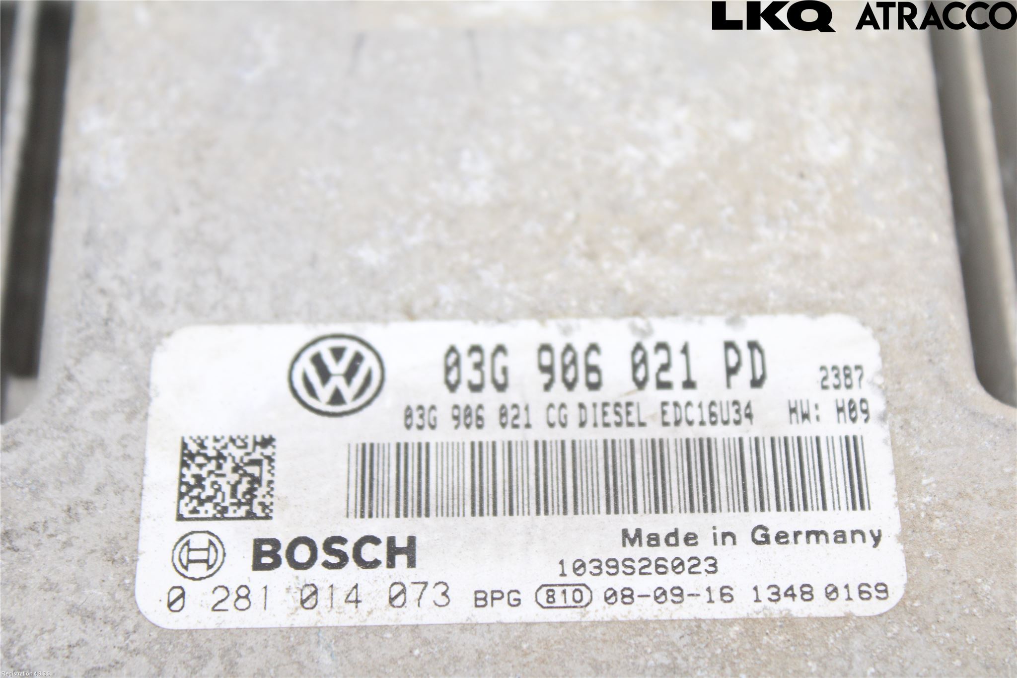 Volkswagen VW CADDY      04-10 Styreenhet Dieselpumpe