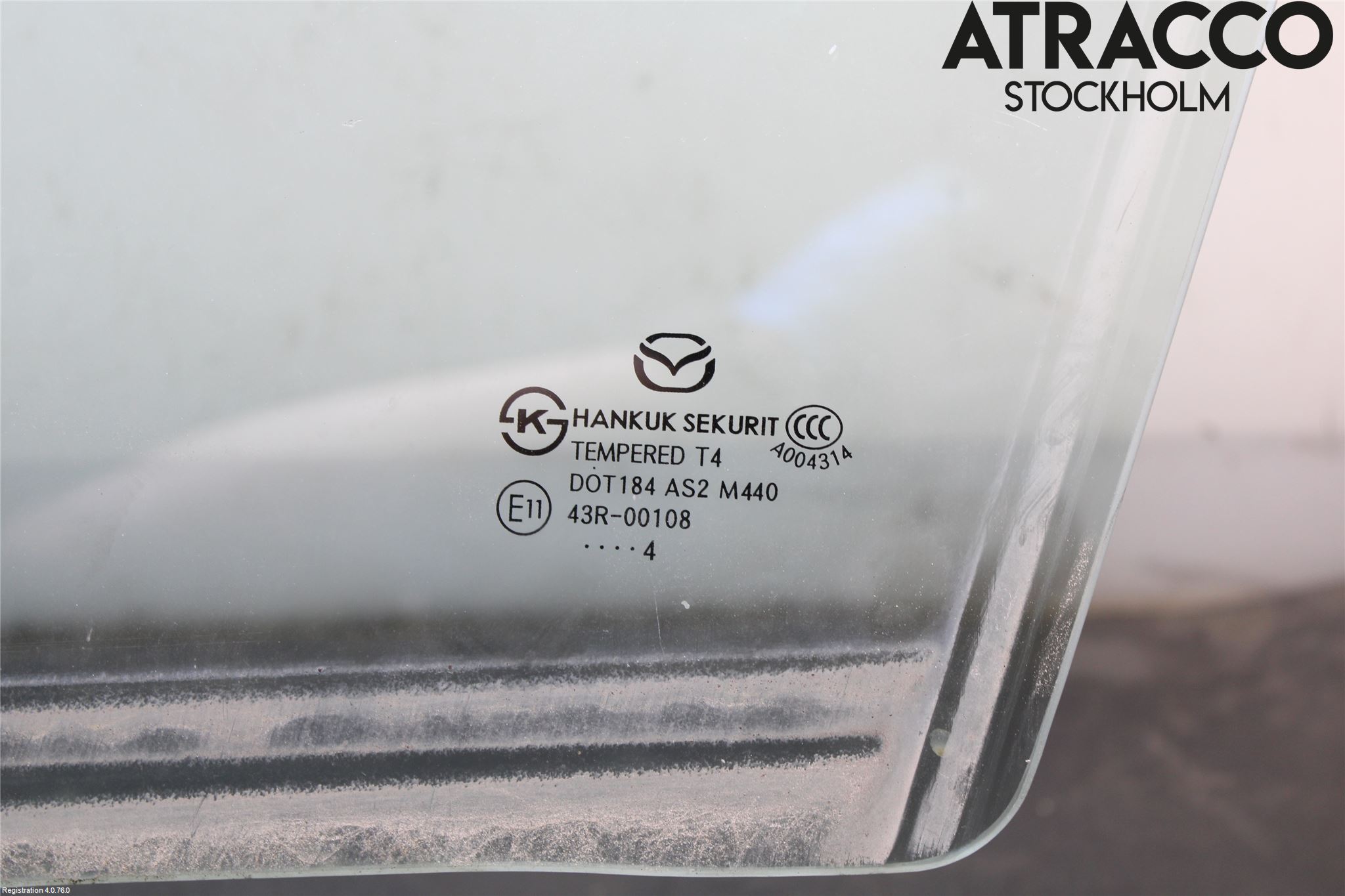 Mazda 3 III 14-19 Dørrute Foran Venstre 4 Dørs