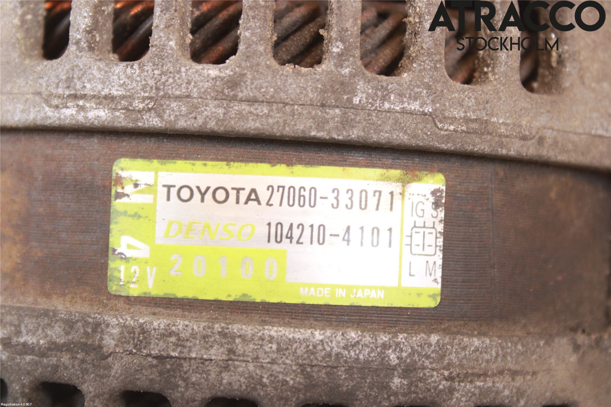 Toyota COROLLA 02-07 Dynamo