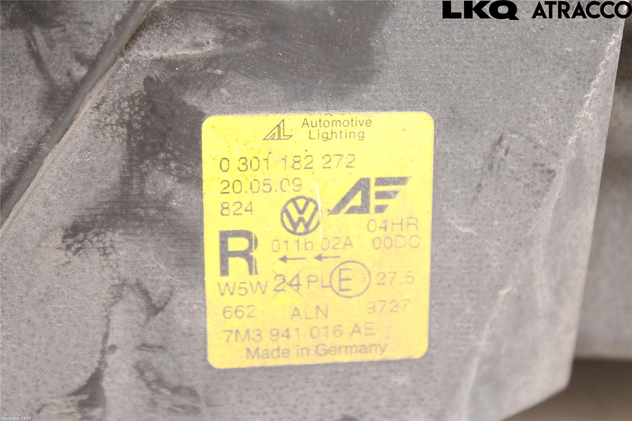 Volkswagen VW SHARAN      01-10 Frontlykt Høyre