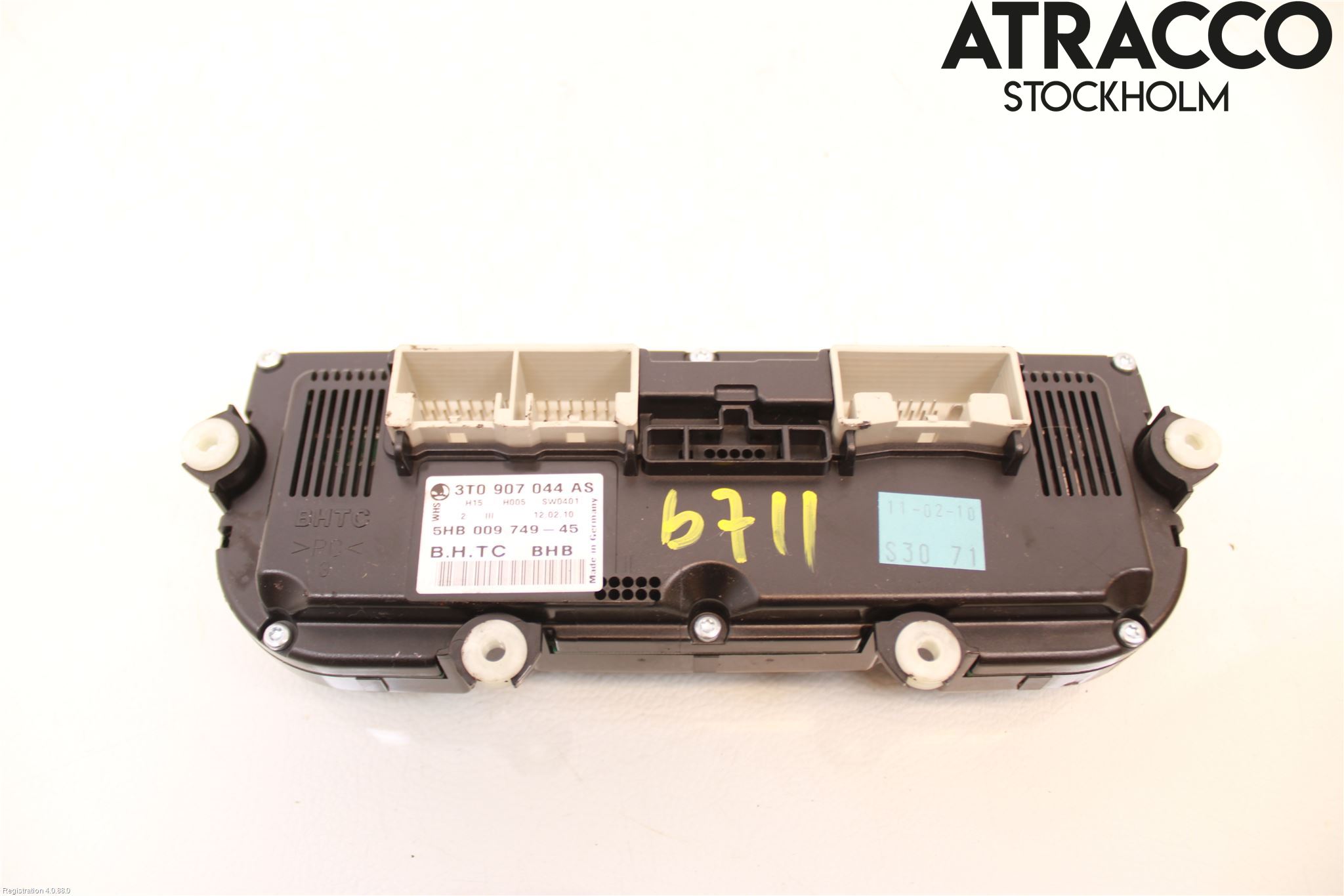Skoda SUPERB 09-15 Varme Ac Betjening-Display