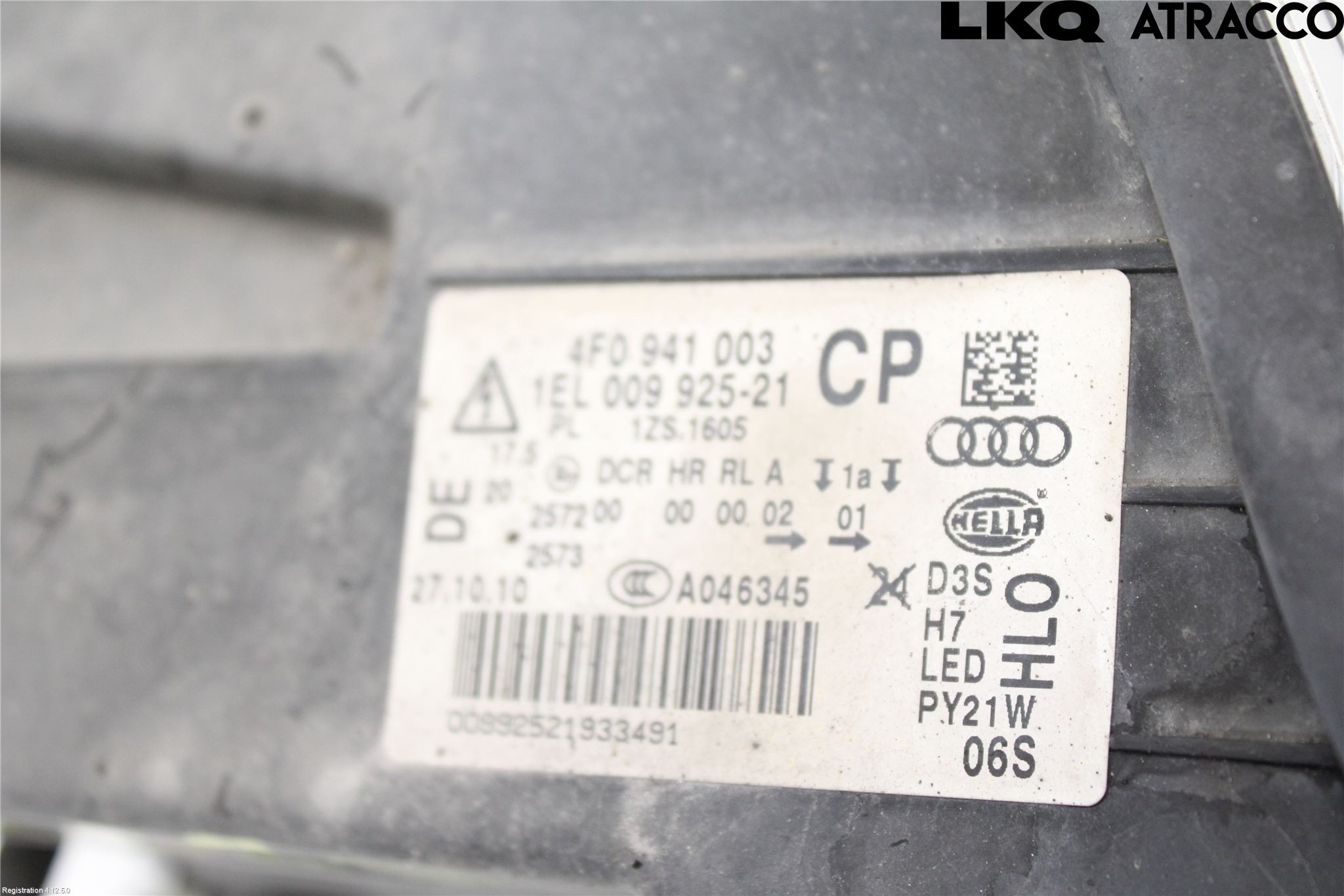 Audi A6/S6     05-11 Frontlykt Venstre