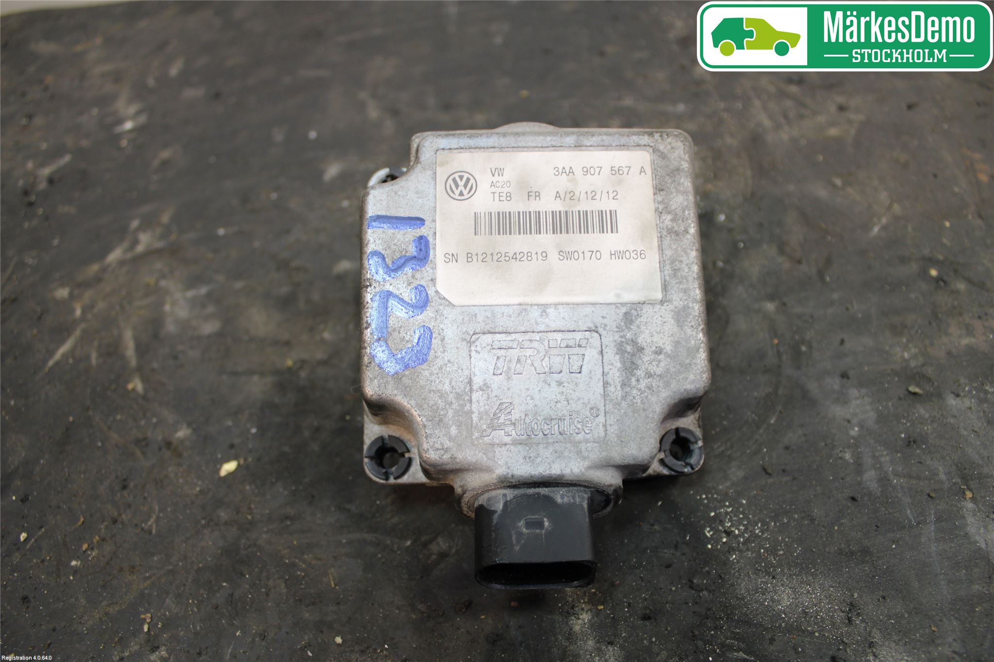 Volkswagen VW PASSAT 11-14 Sensor Fartsbegrensning
