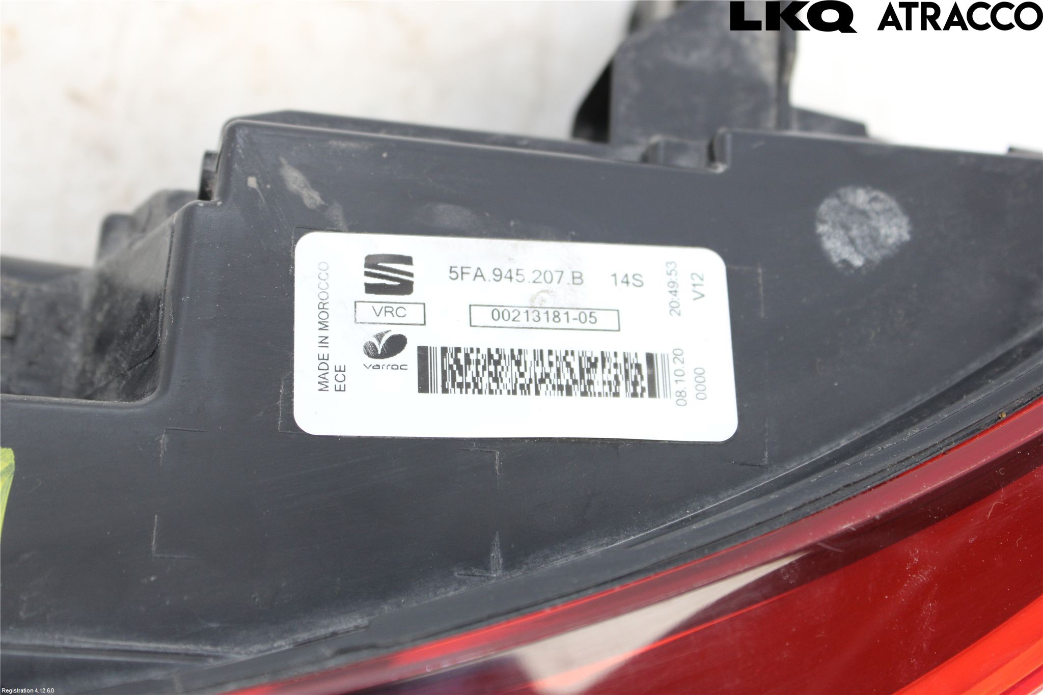 Seat LEON 20- Baklykt Venstre