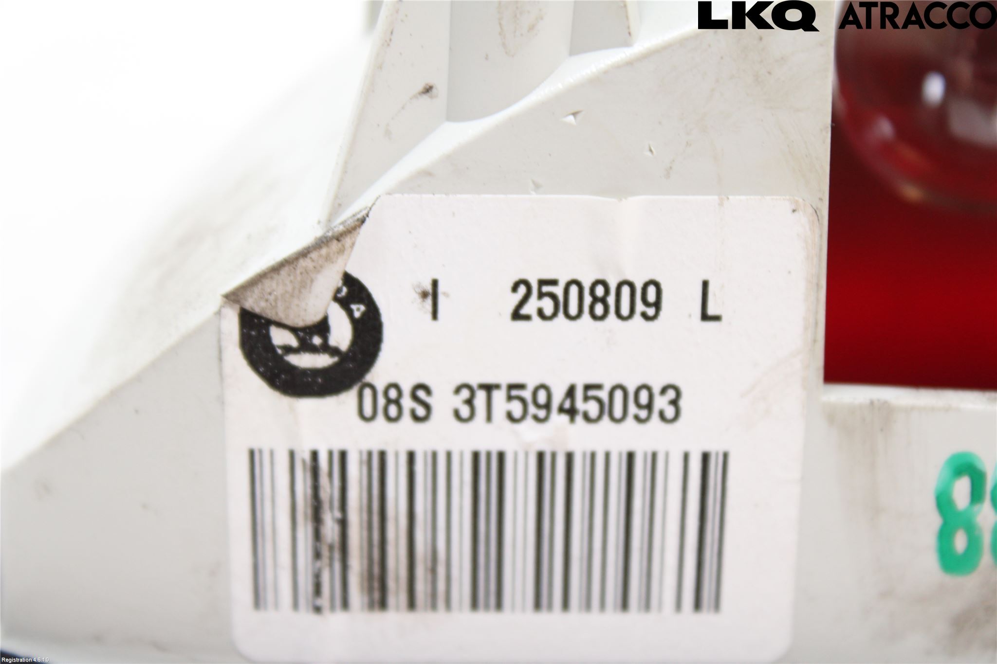 Skoda OCTAVIA (1Z) 05-13 Baklykt Venstre  På Luke(Indre