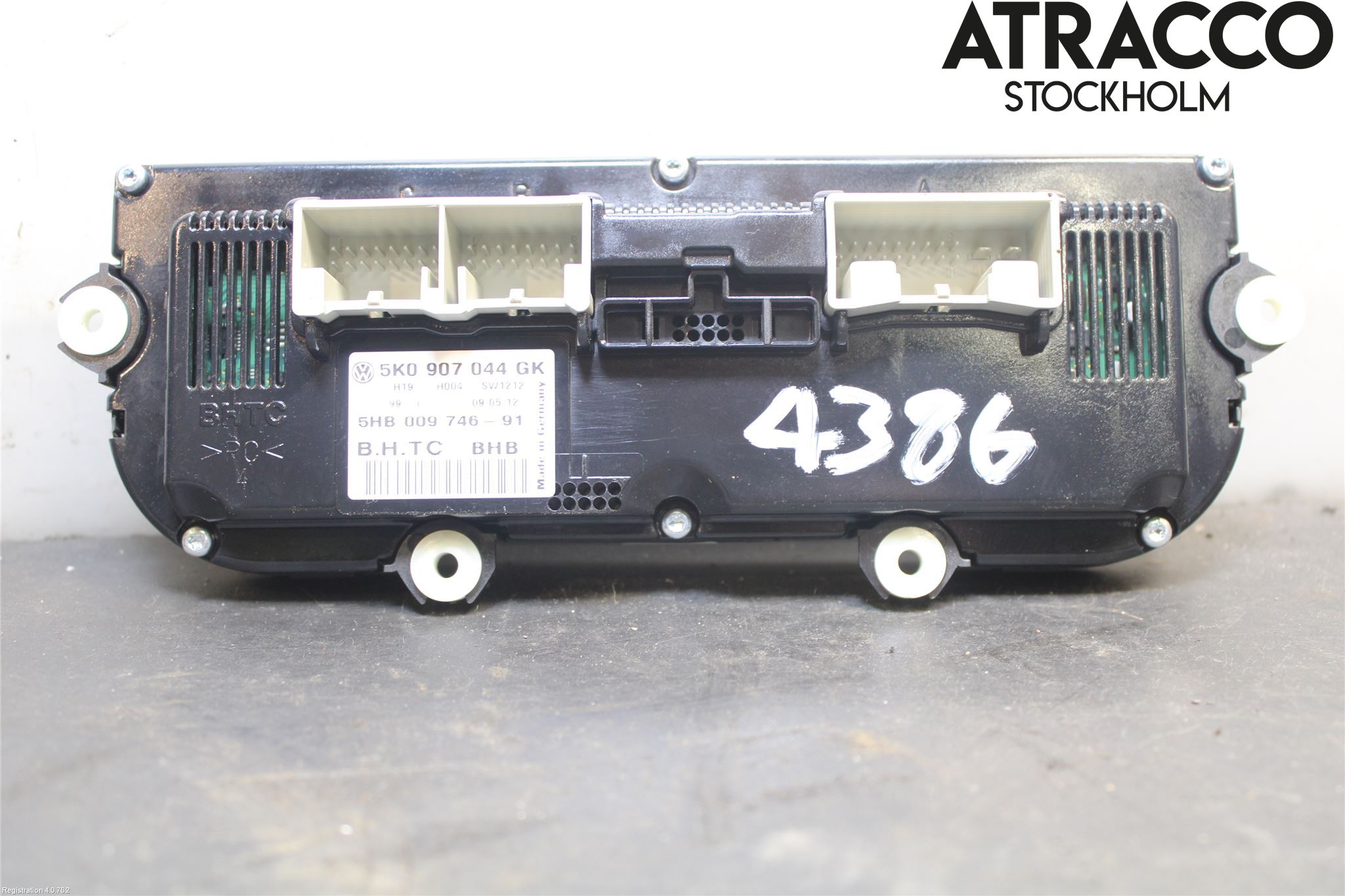 Volkswagen VW GOLF VI 09-13 Varme Ac Betjening-Display