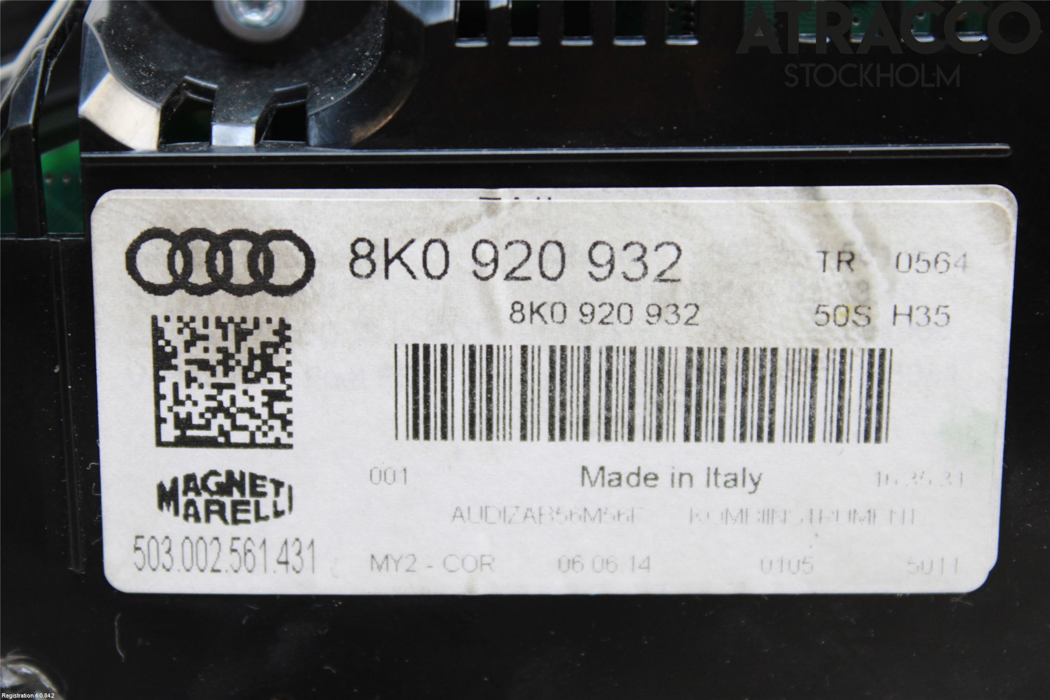 Audi A4 12-15 Instr Kombinert