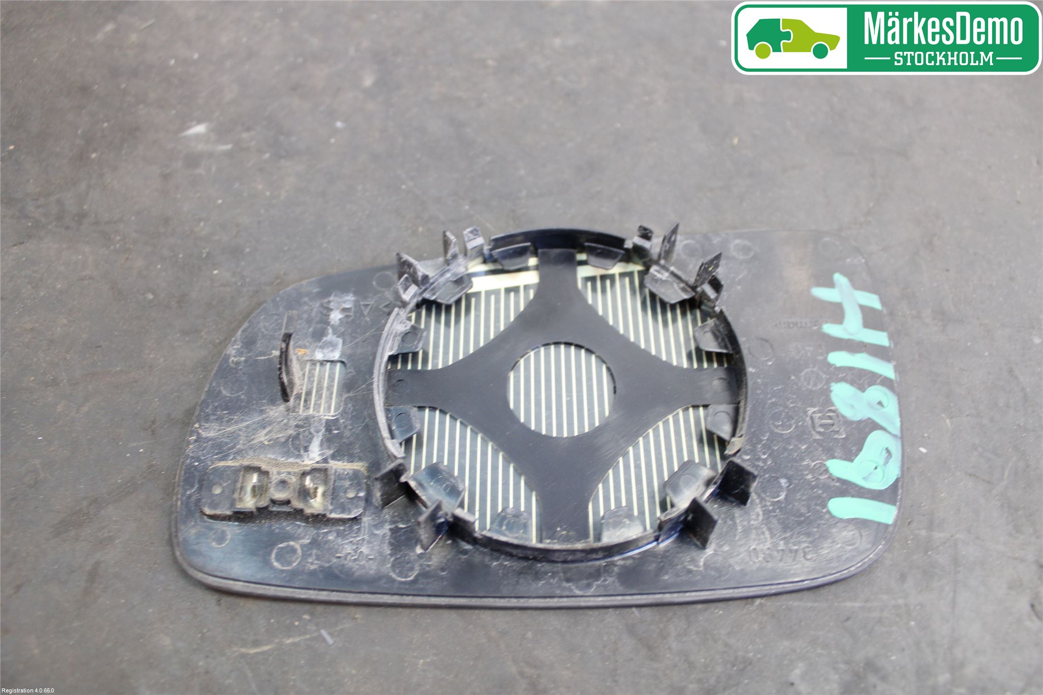 Skoda SUPERB 01-08 Speil Glass H