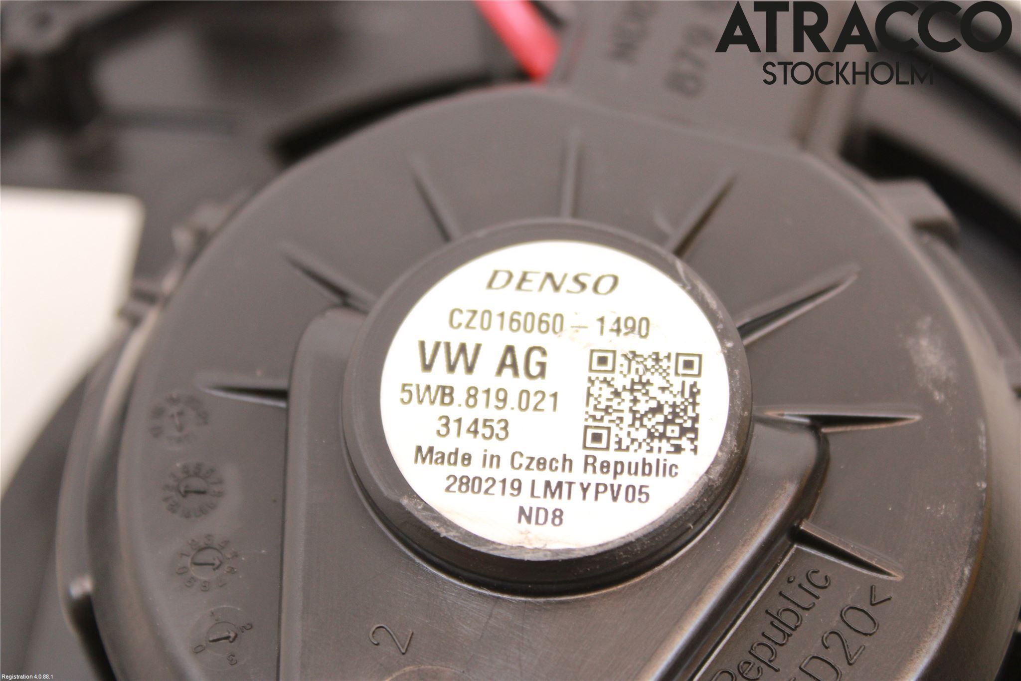Volkswagen VW PASSAT 15-19 Varmeapparat Viftemotor