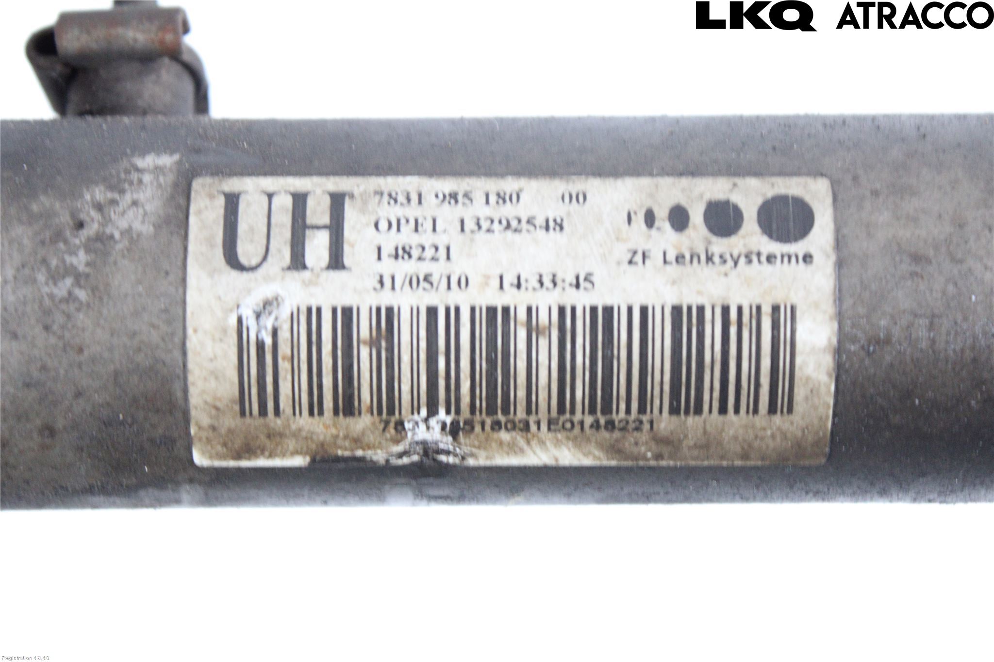 Opel ZAFIRA B 06-14 Servo Snekke - Tannstang