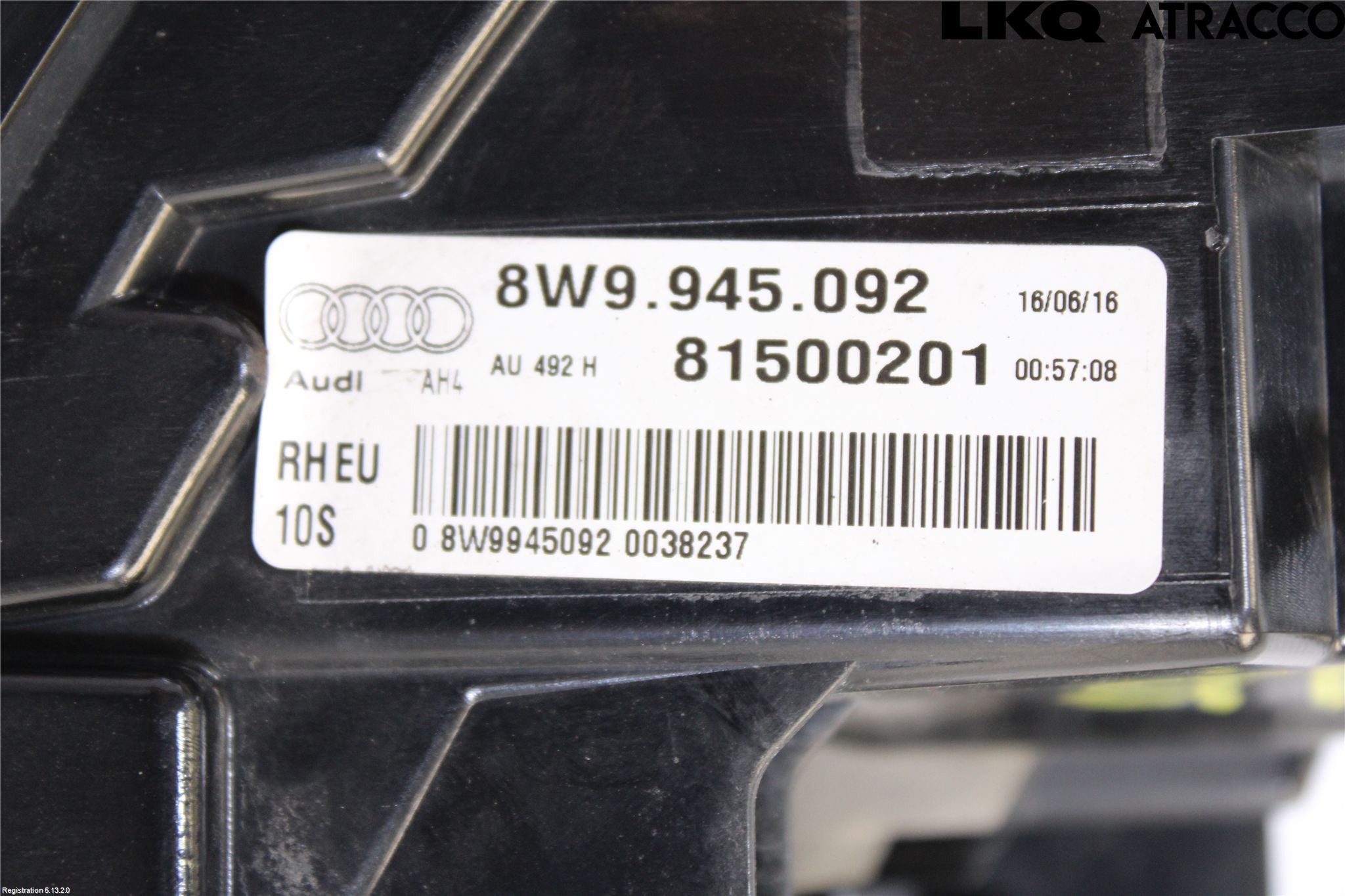 Audi A4/S4 B9 16-19 Baklykt Høyre