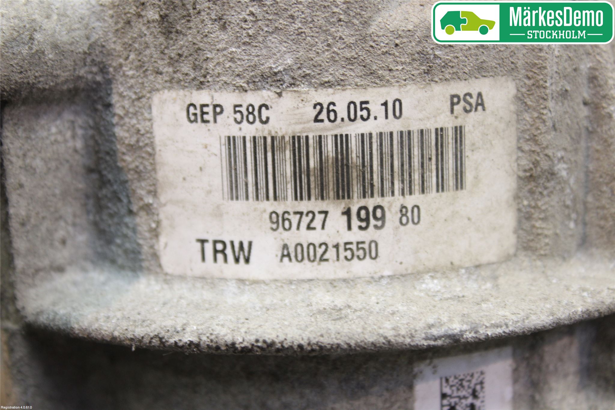 Peugeot 308 08-13 Servostyring Eletrisk Pumpe