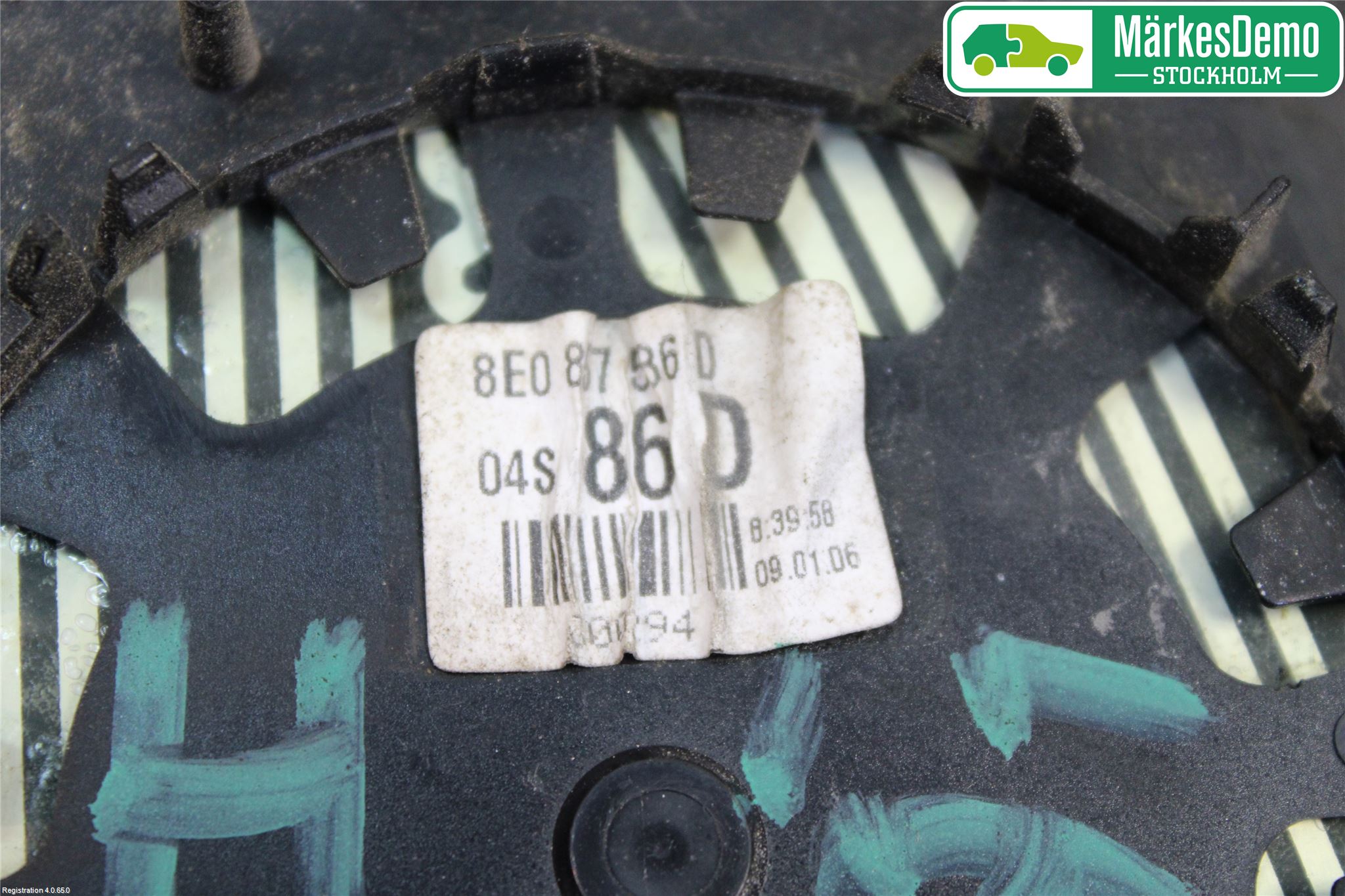 Audi A4/S4 05-07 Speil Glass H