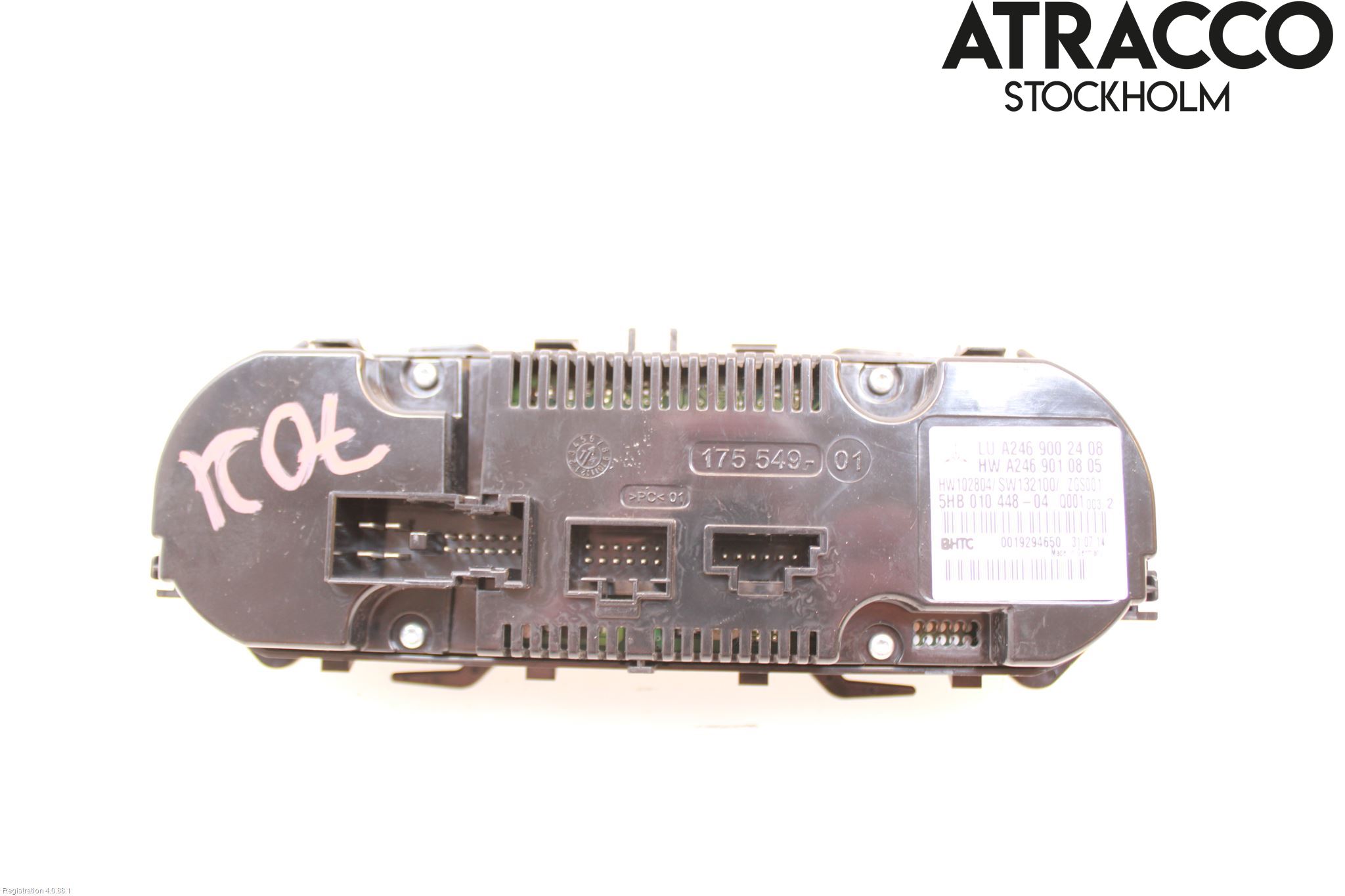 Mercedes-Benz MB CLA-KLASS (C117/X117) 13-19 Varme Ac Betjening-Display