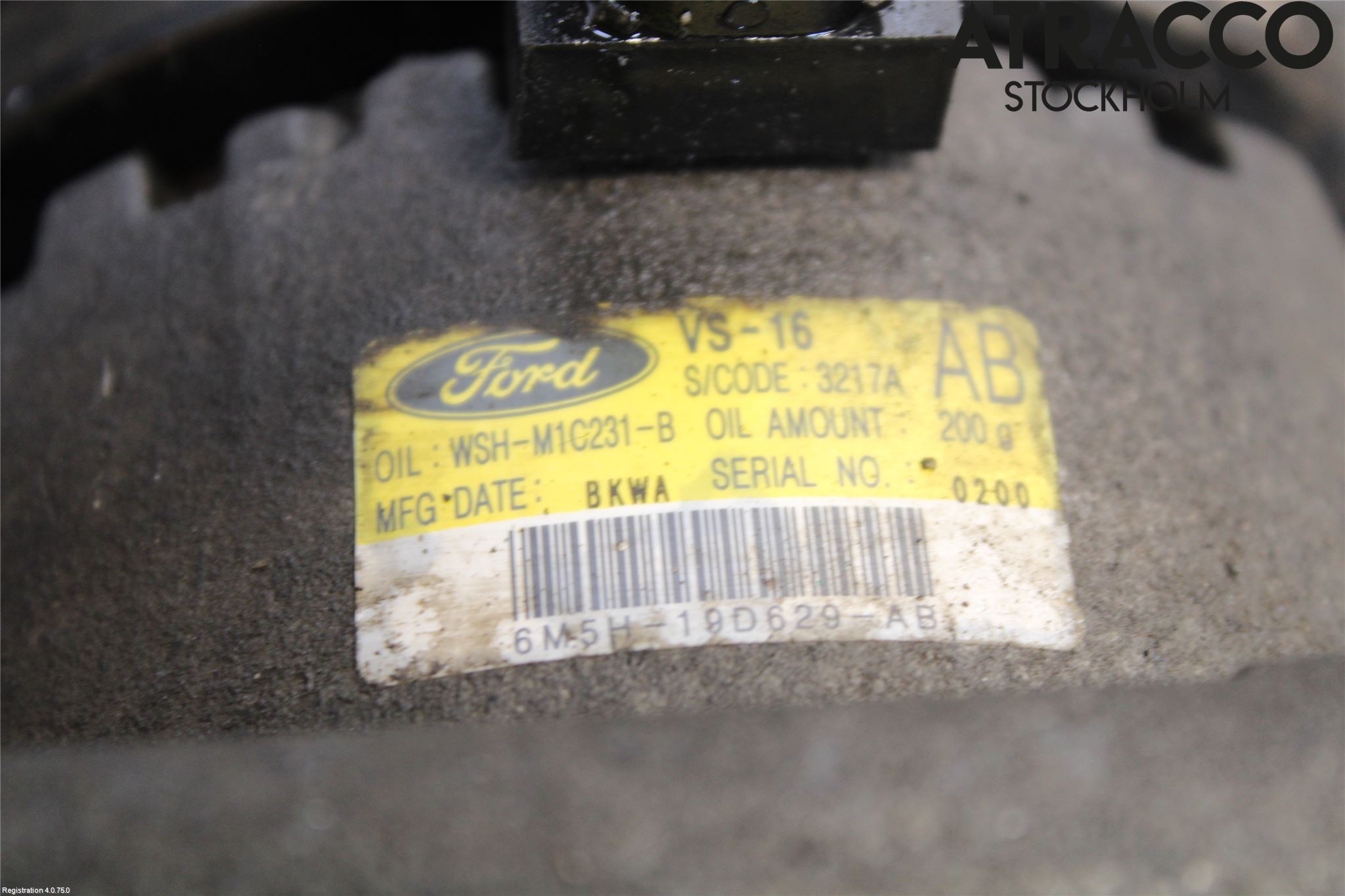 Ford FOCUS C-MAX I 03-06 Varme Ac Kompressor