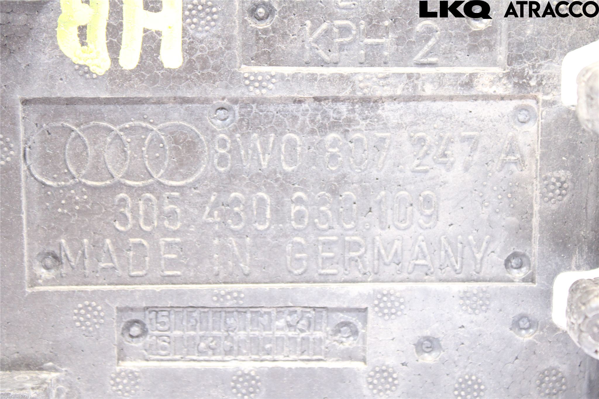 Audi A4/S4 B9 16-19 Støtfanger Bak Deform Element