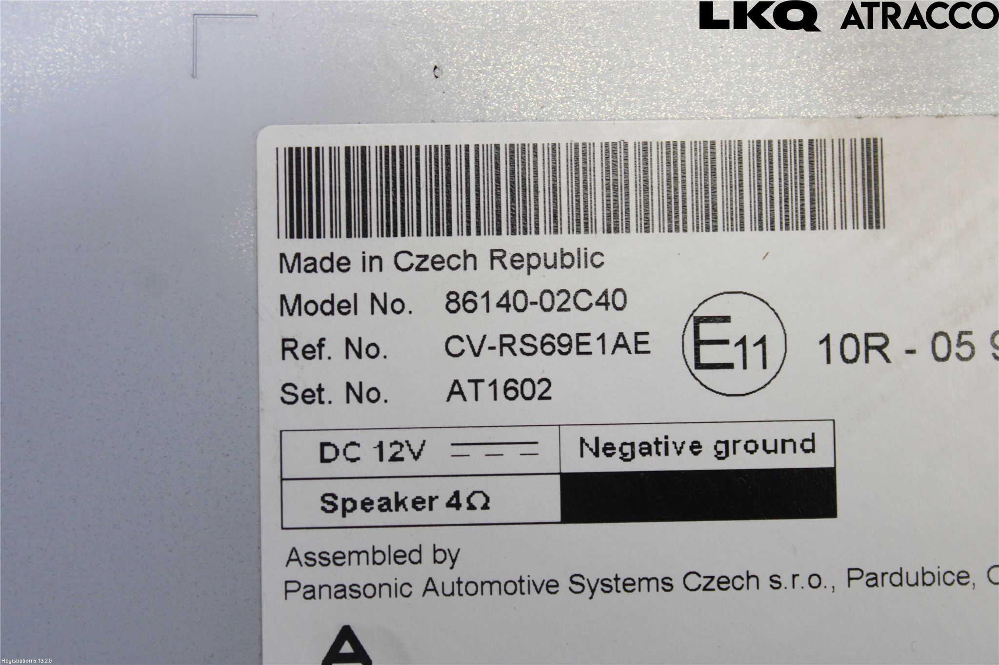 Toyota COROLLA 19- Stereo Radio Med Cd