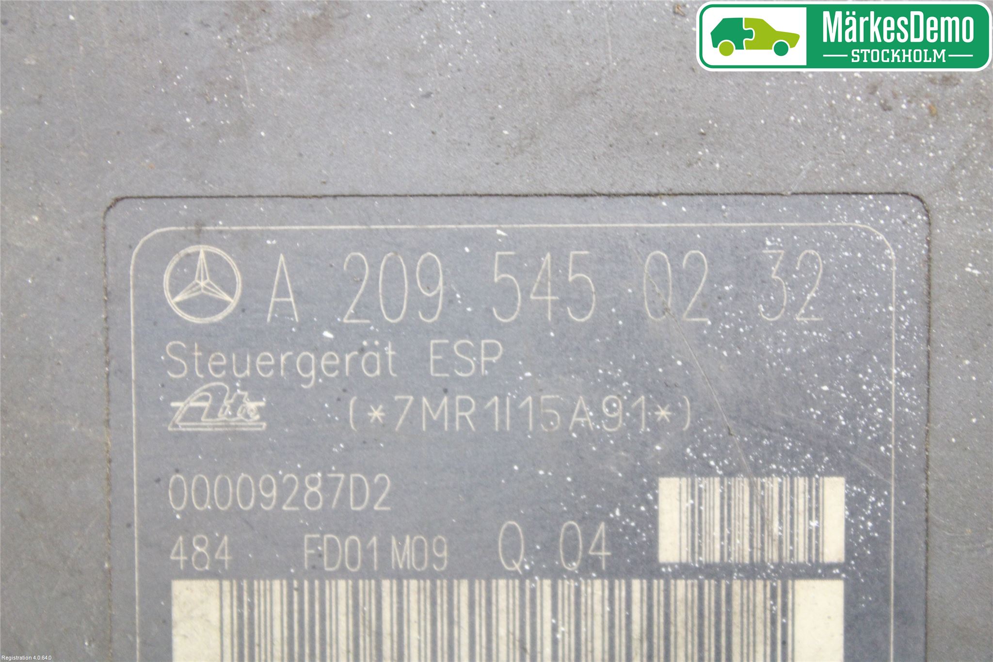 Mercedes-Benz MB C (203) 00-07 Abs Hydraulikkaggregat