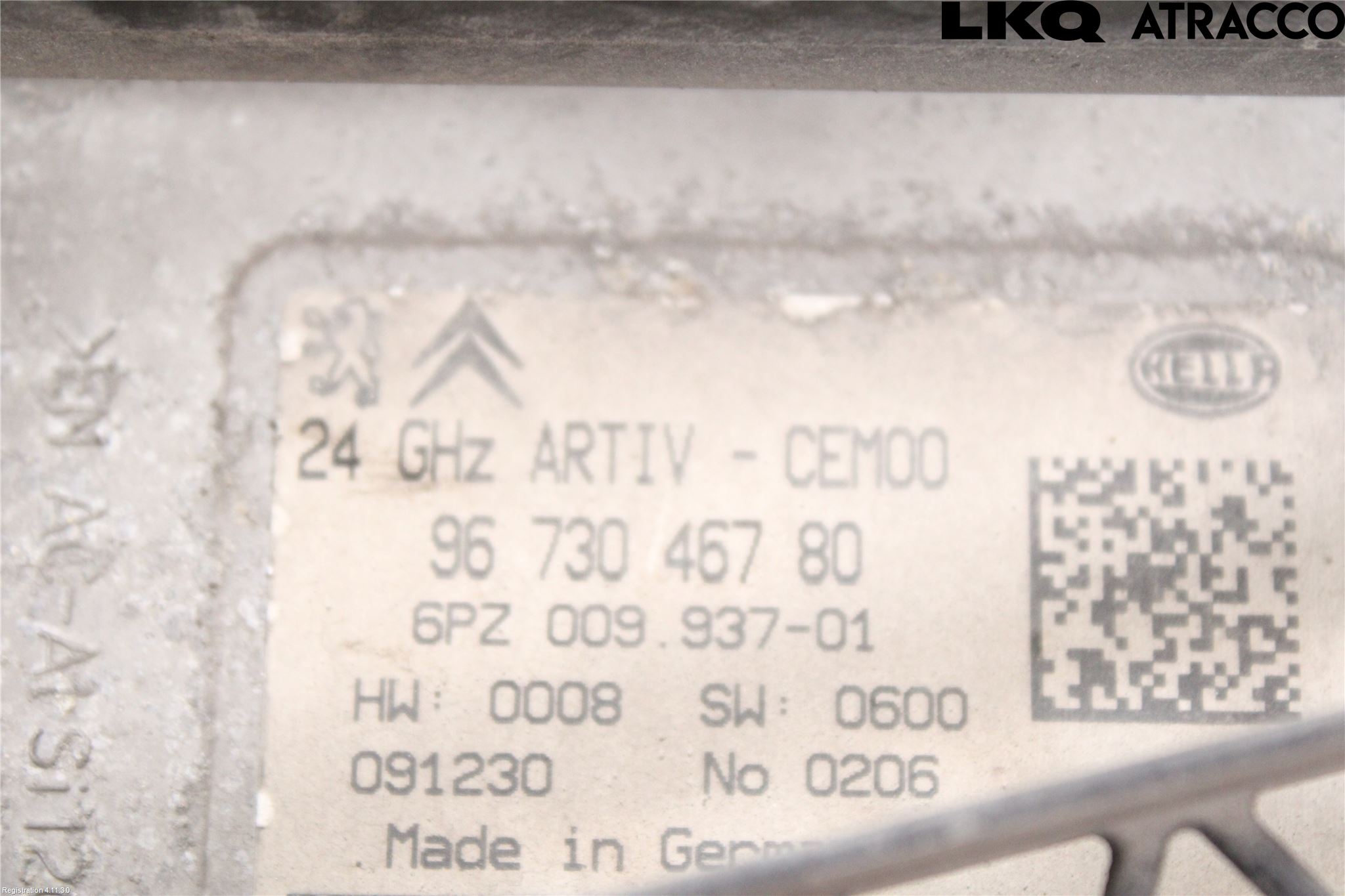 Peugeot 3008 09-16 Sensor Fartsbegrensning