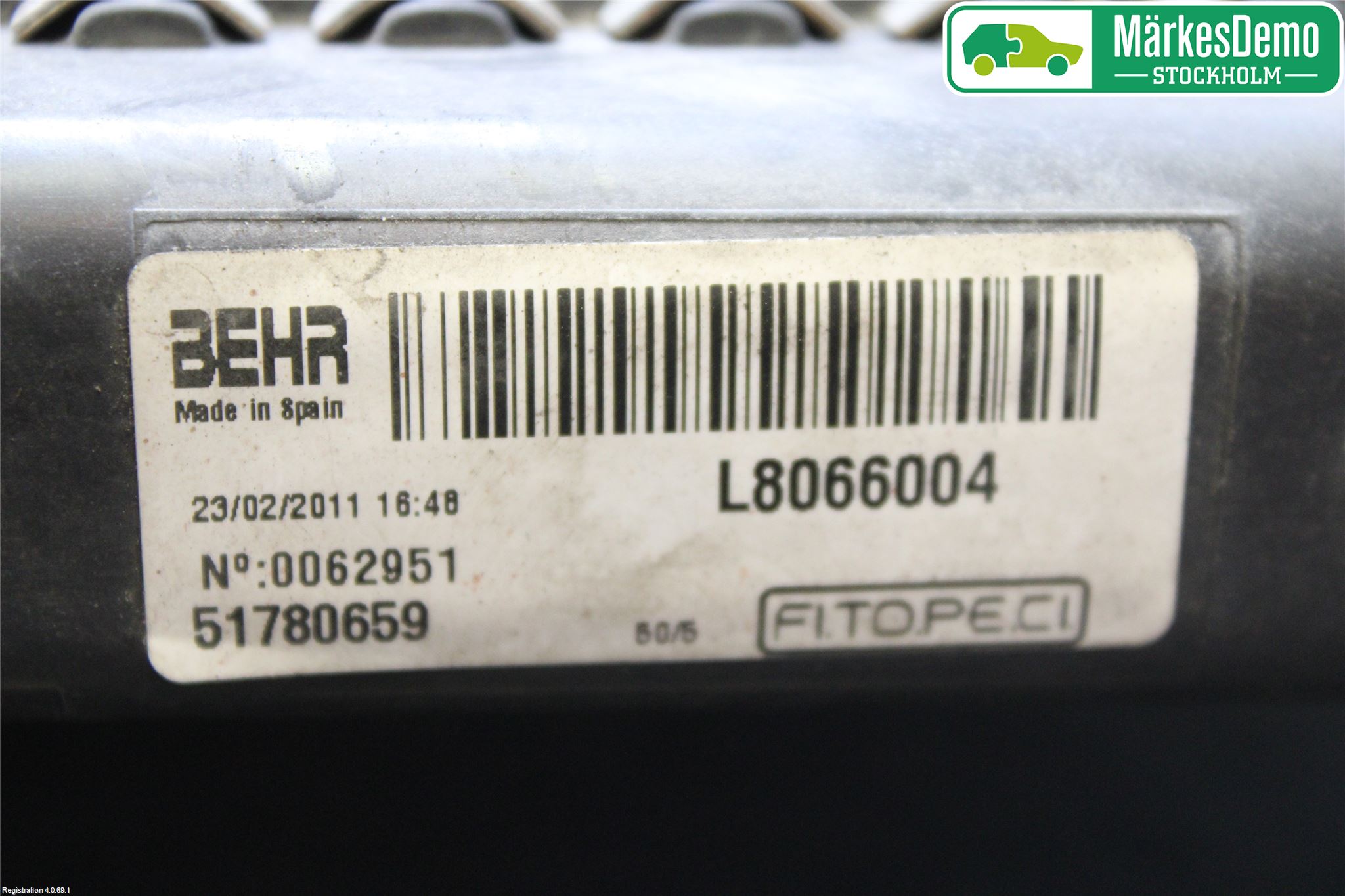 Peugeot BIPPER Radiator Automat