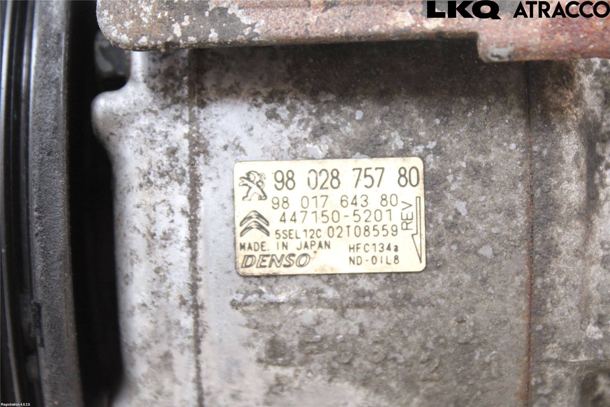 Peugeot PARTNER 16-18 Varme Ac Kompressor