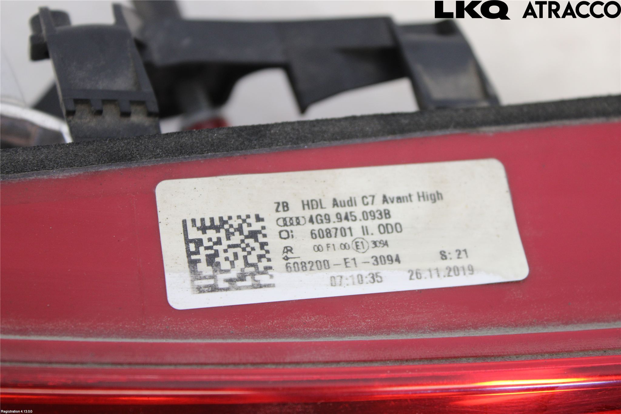 Audi A6/S6 4G 11-18 Baklykt Venstre  På Luke(Indre