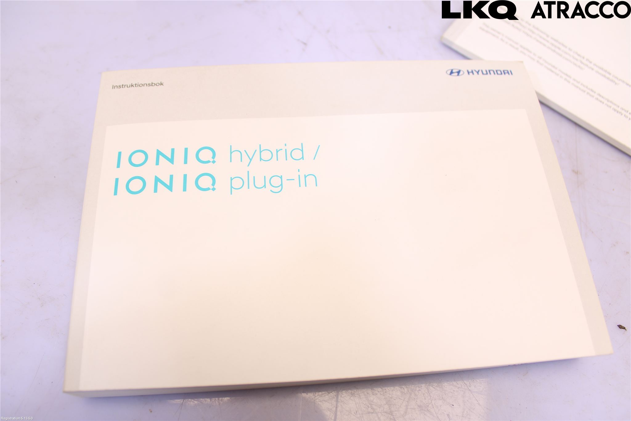 Hyundai IONIQ AE 17-22 Instruksjonsbok