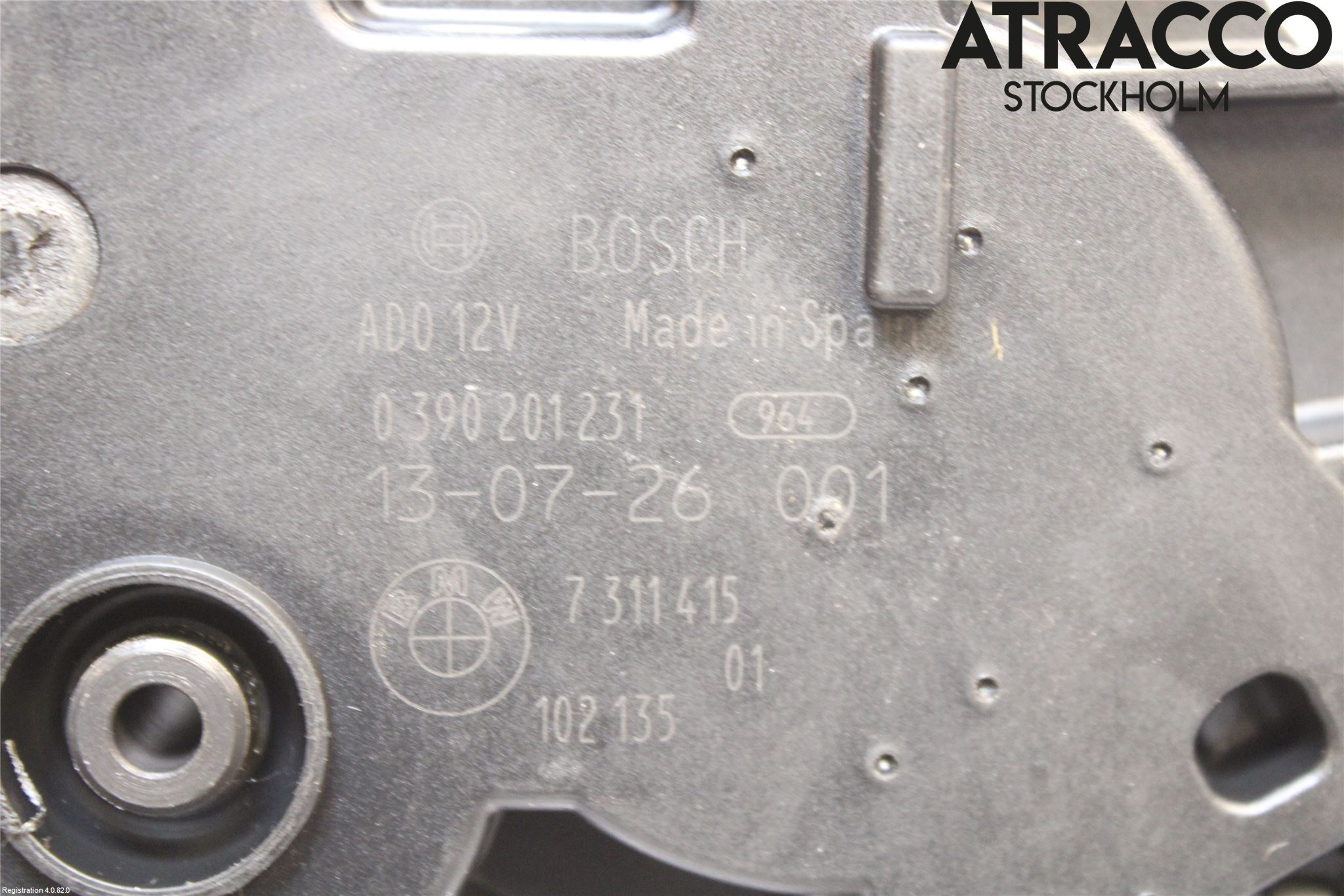 BMW 5 F10/F11/F18 09-17 Viskermotor Bakluke