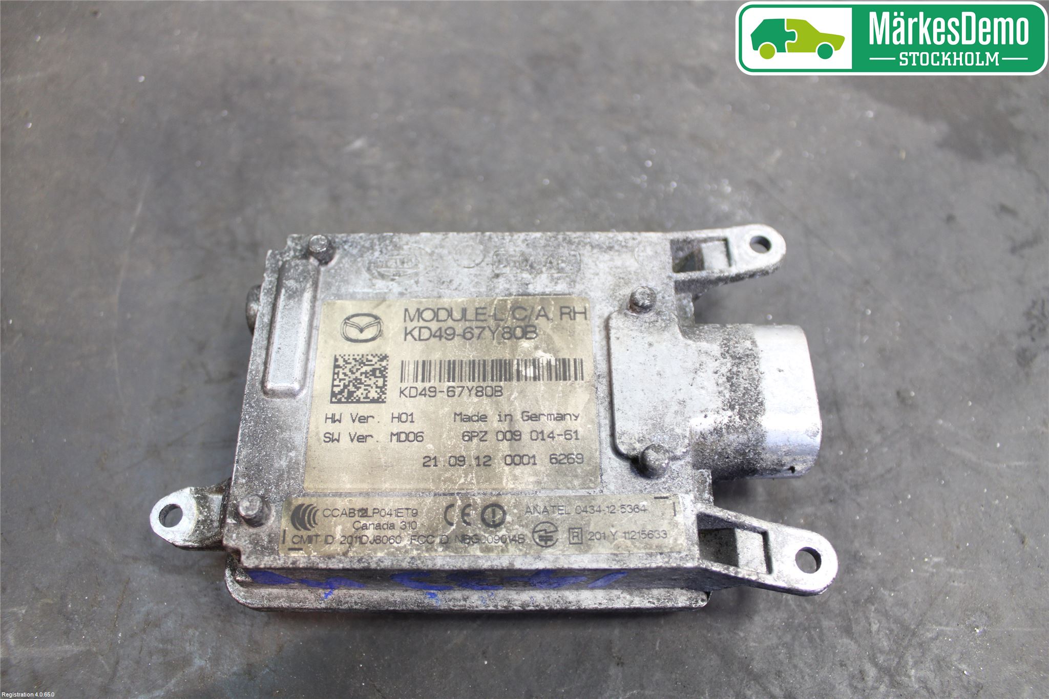 Mazda CX-5 12-17 Sensor Kollisjonsbeskyttelse