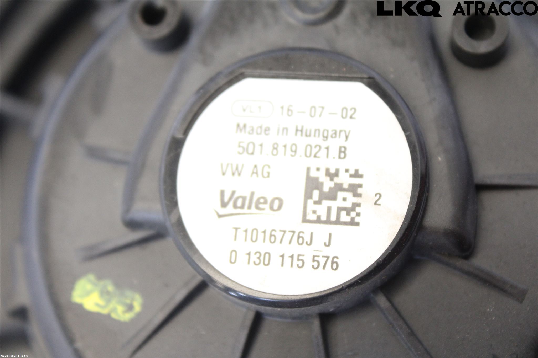 Audi A3/S3 8V 13-20 Varmeapparat Viftemotor