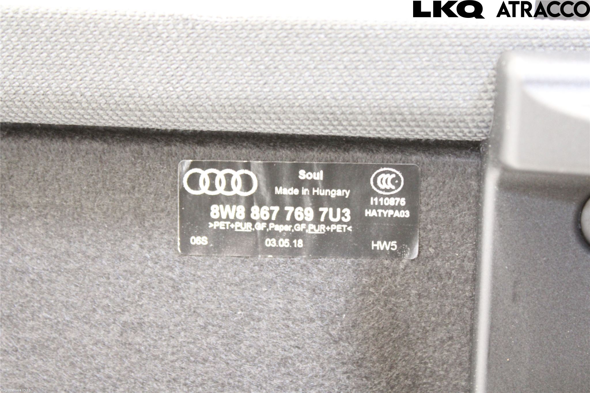 Audi A5 17- Innr Hattehylle