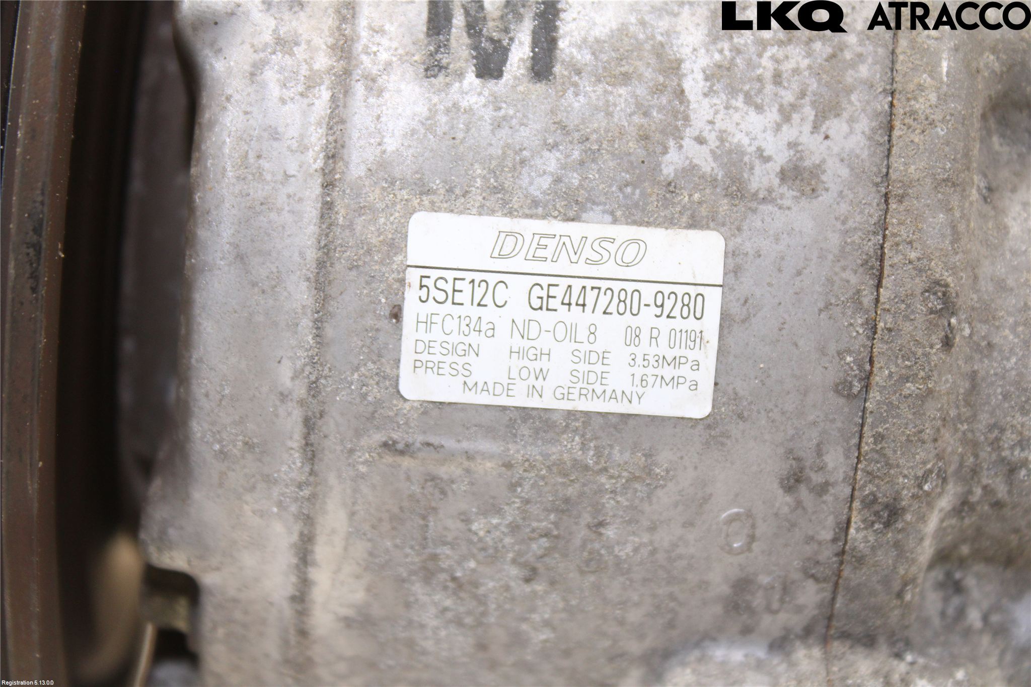 Toyota VERSO 09-18 Varme Ac Kompressor