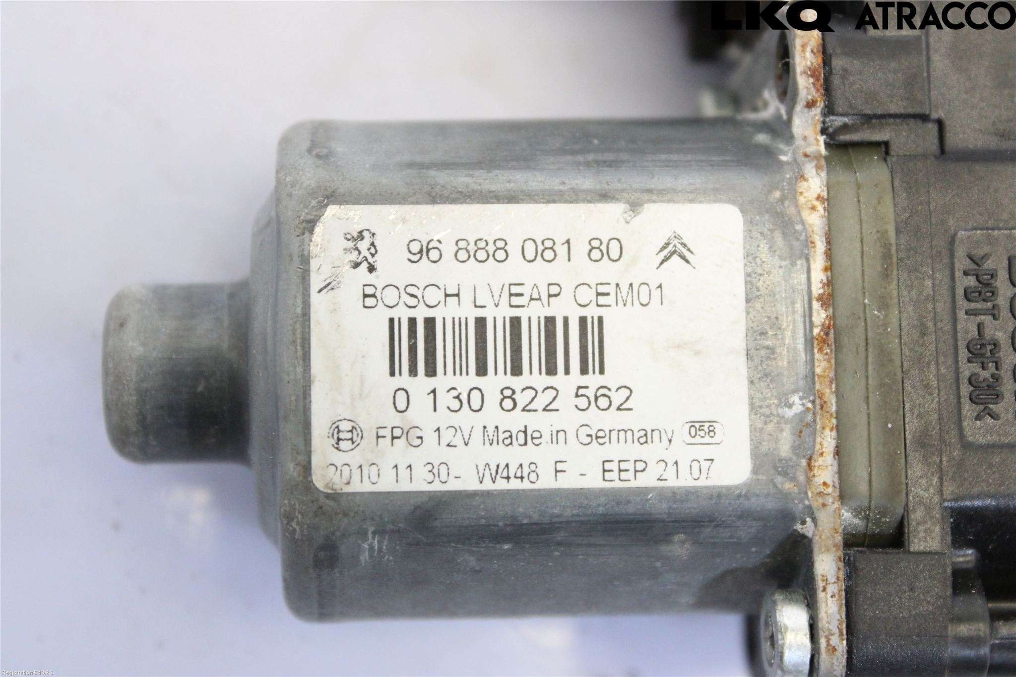 Peugeot 508 11-18 Viskermotor Frontrute